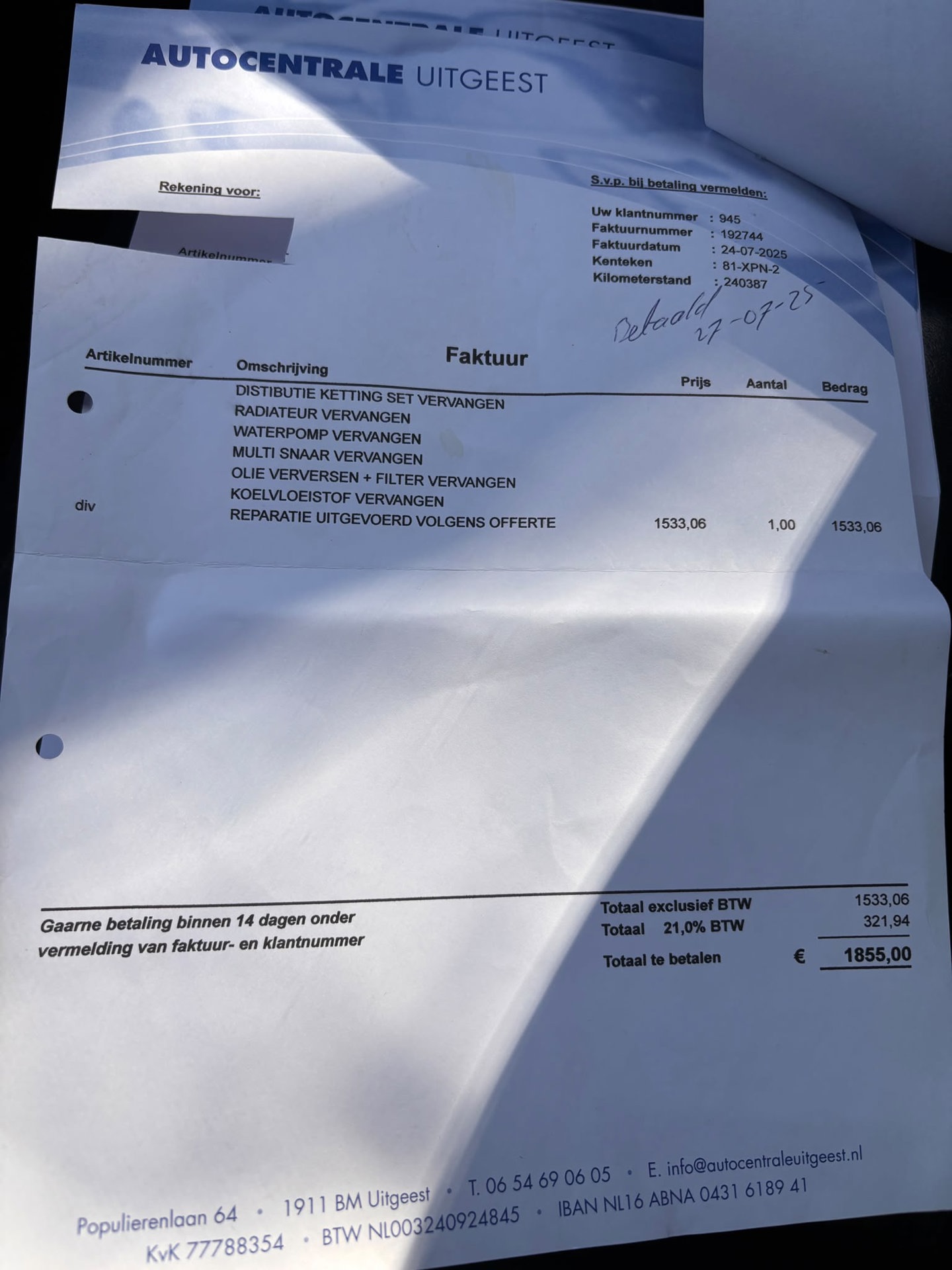 Foto van Volkswagen Passat