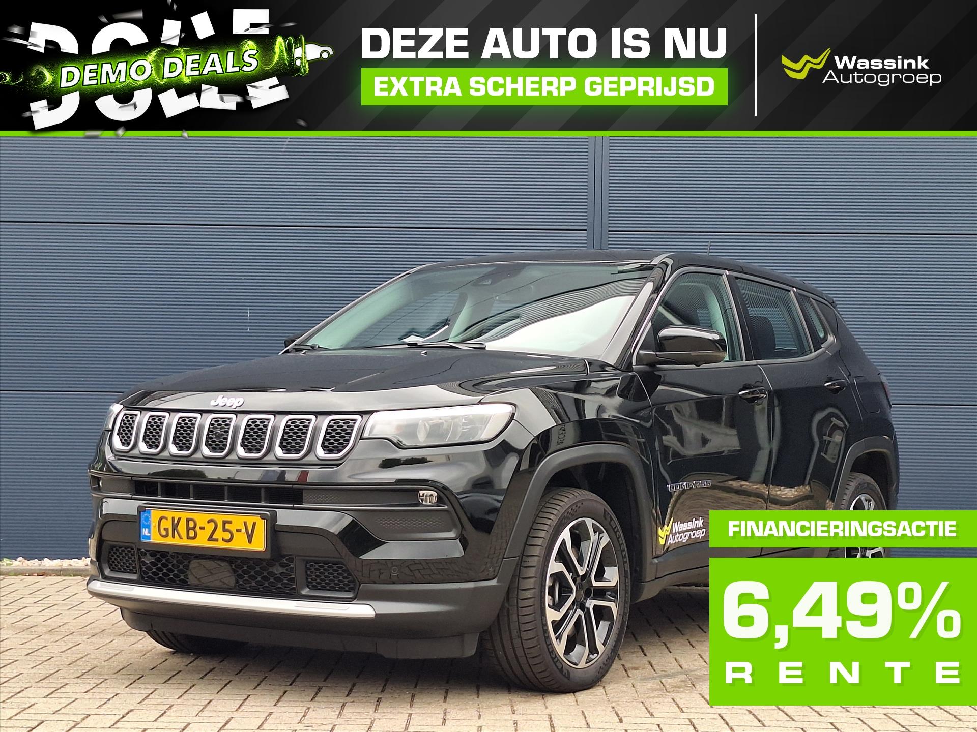 Jeep Compass 1.3T 4XE DEMO DEAL I 190pk Altitude | Carplay | 2024 - voorkant