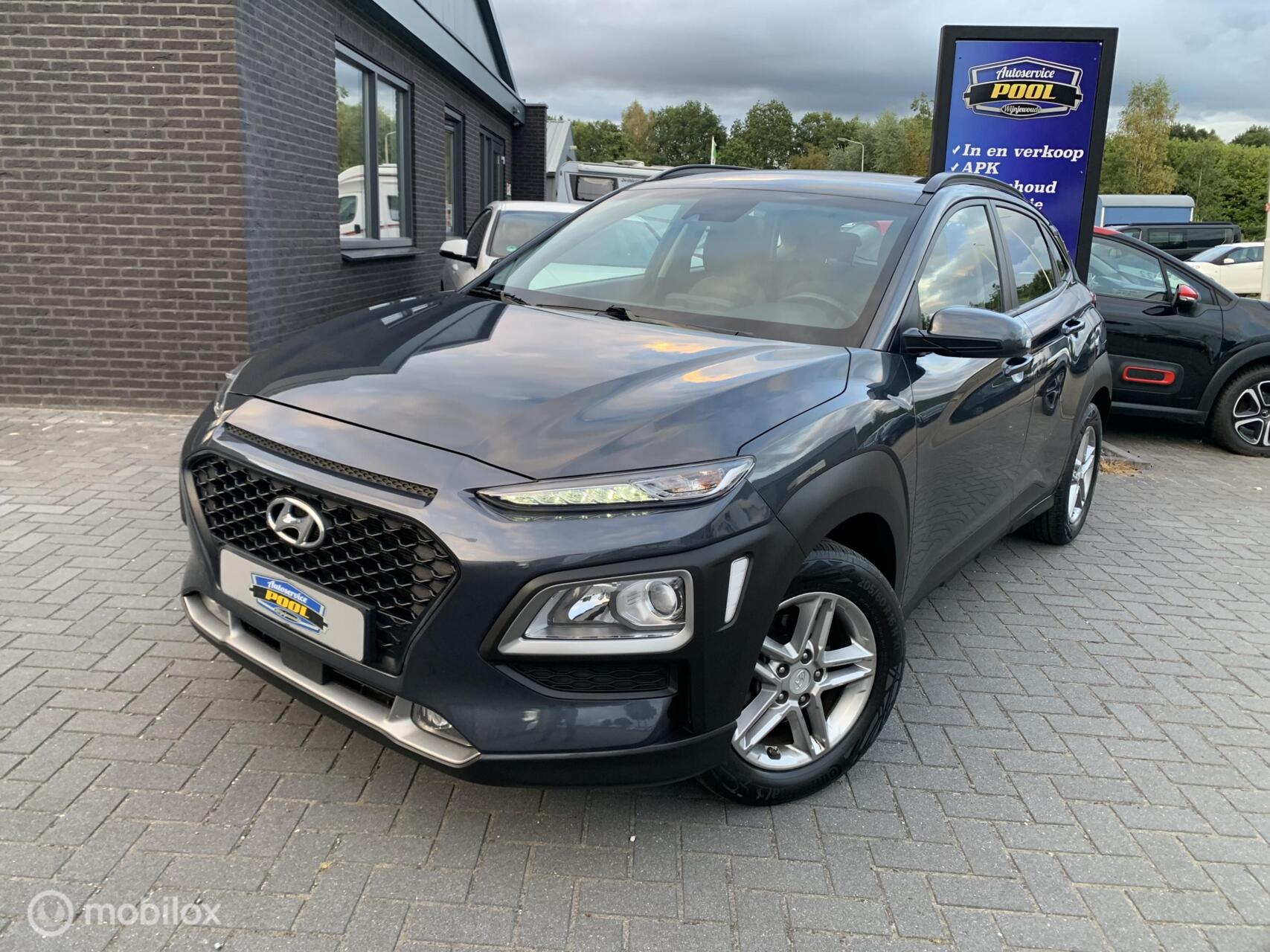 Hyundai Kona 1.0 T-GDI Comfort|Navi|Clima|Trekhaak|Camera 2019 - voorkant