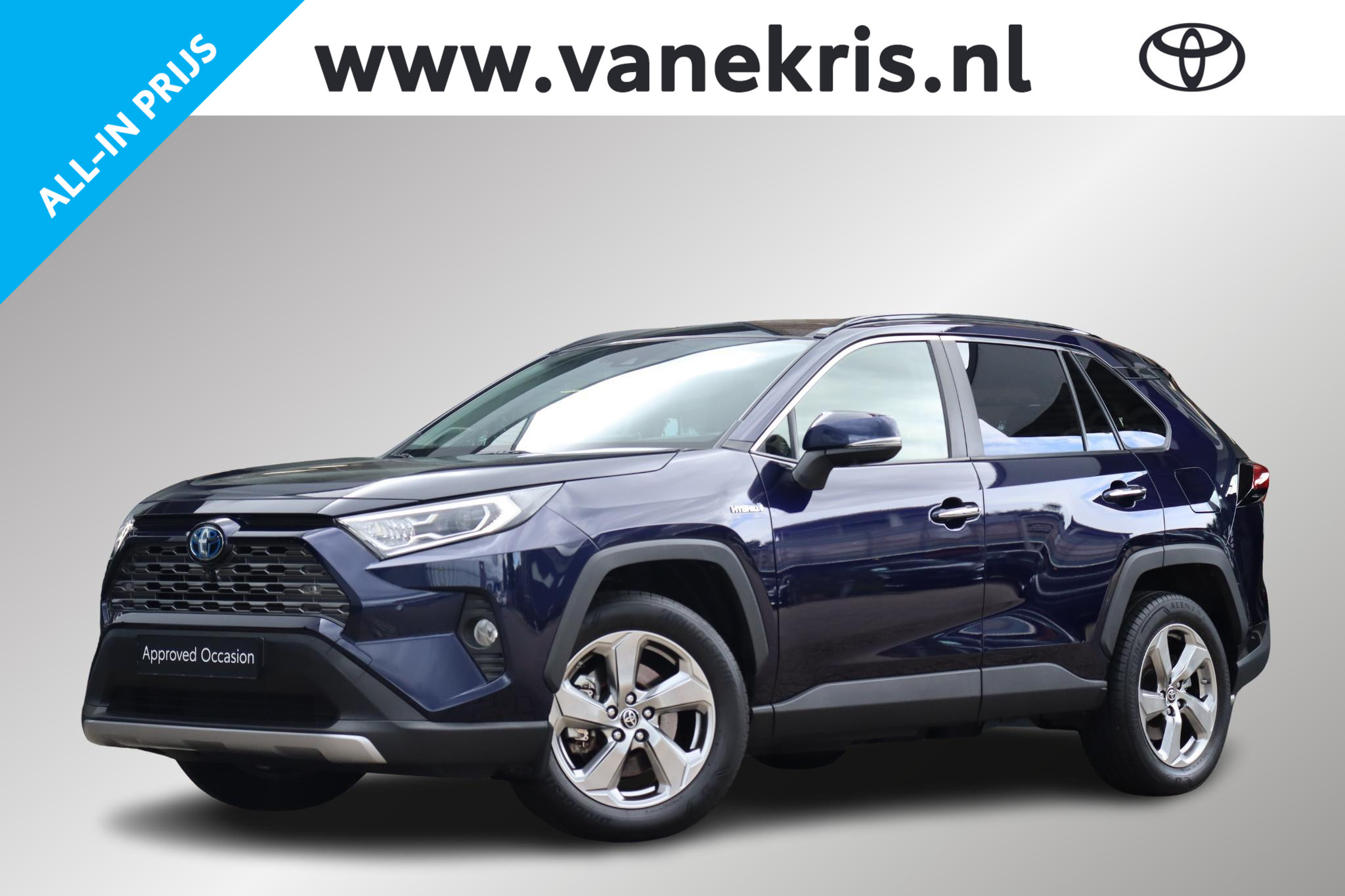 Toyota Toyota Rav4 2.5 Hybrid Executive, Panoramadak, 360 Camera 2019 - voorkant