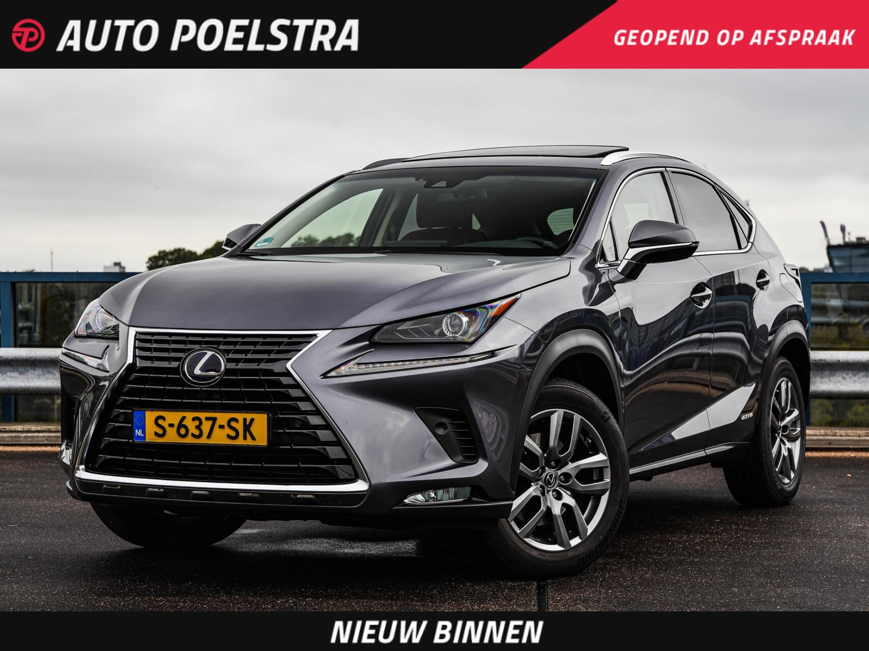 Lexus Lexus Nx300h 300h AWD Luxury Line | Schuifdak | Leder | Trekhaak | Camera | ACC | LED | Stoelverwarming | 18" | Dealeronderhouden 2018 - voorkant