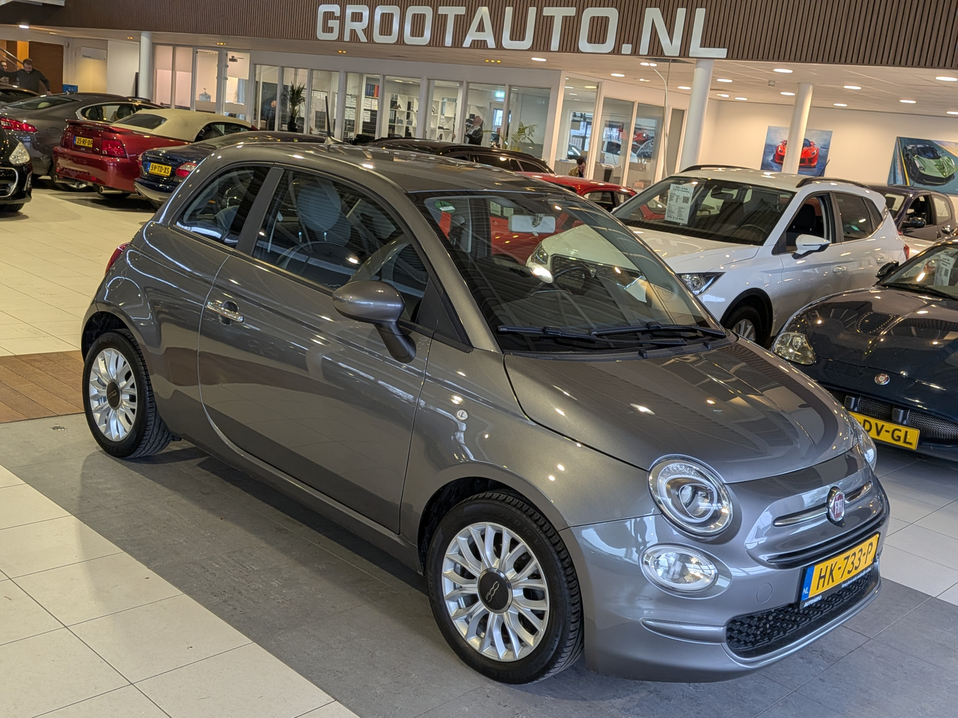 Fiat 500 0.9 TwinAir Turbo Popstar 2015 - voorkant