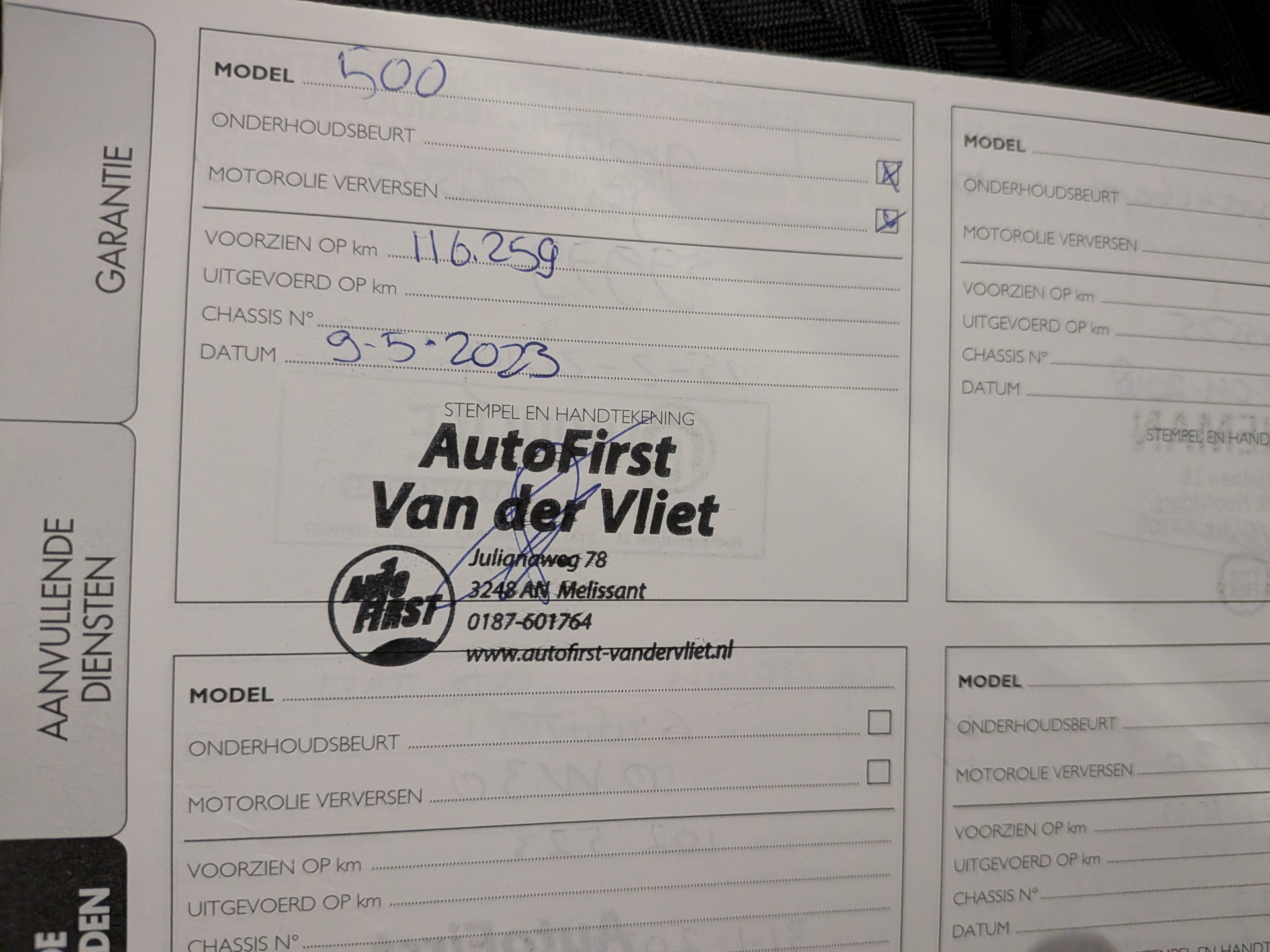 Foto van Fiat 500