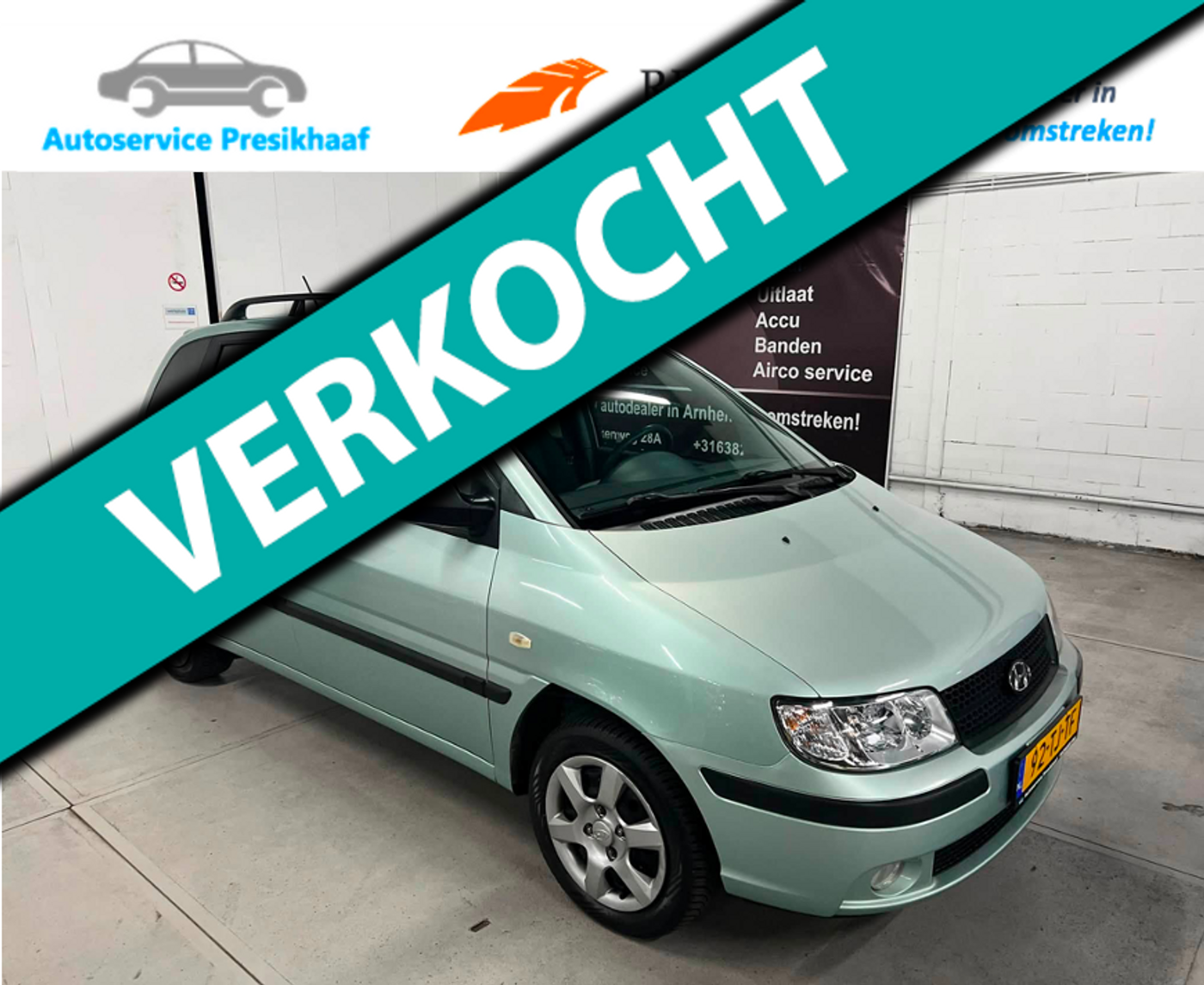Hyundai Matrix 1.6i Active S-Edition AIRCO / NAP / WEINIG KM 2006 - voorkant