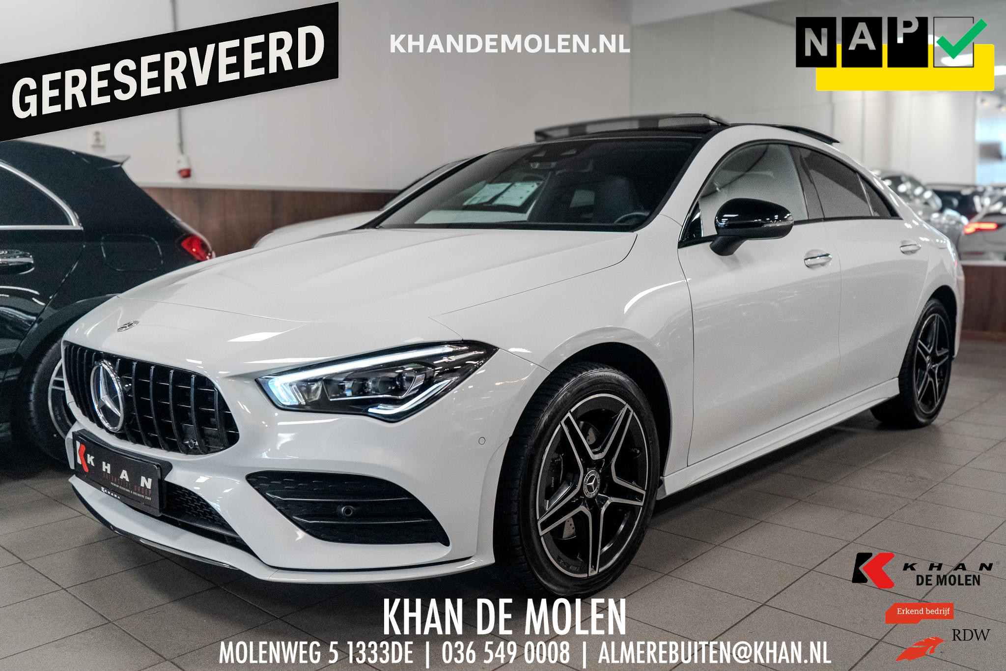 Mercedes-Benz Cla 250 e AMG Business Solution 2020 - voorkant