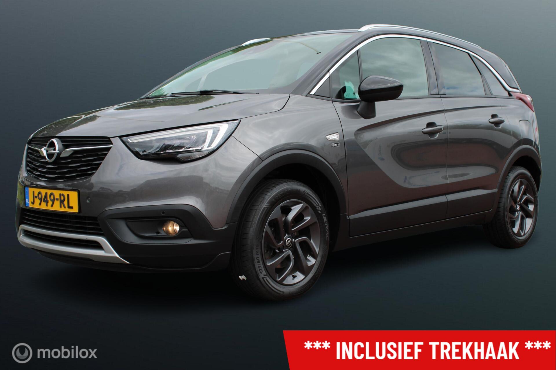 Opel Crossland X 1.2 Turbo 110 PK Edition 2020, Trekhaak, Zwart dak, Donker glas, Cruise, Clima, Navi, App connect, 2020 - voorkant