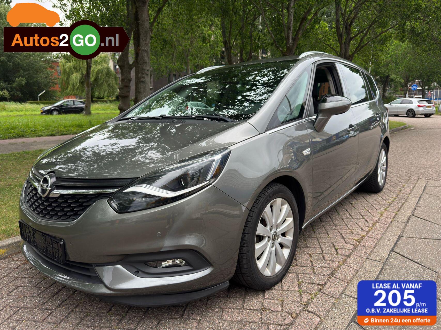 Opel Zafira Tourer 1.4 Turbo Online Edition 7persoons I Automaat I Navi I camera I parkeersensoren I AppleCarplay Android auto I verw. stoelen en stuur wiel I rijklaar I 2018 - voorkant