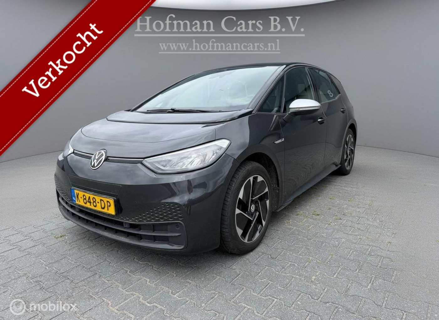 Volkswagen Id.3 Pro 150 KW First 58 kWh – SOH 92% – Moba-rapport – Trekhaak – Lichtmetalen velgen - NAP 2020 - voorkant