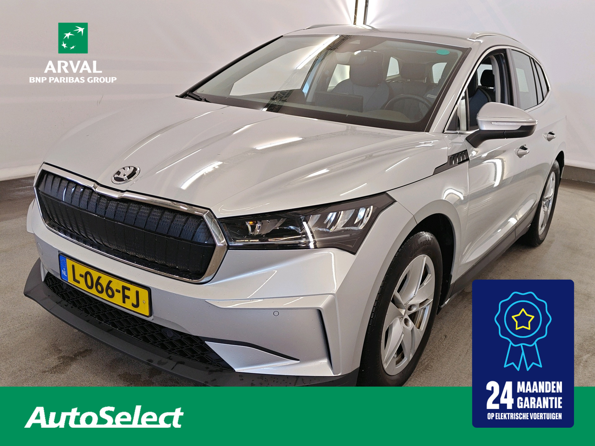 Skoda Enyaq 80 80 204pk | SOH 93% | Camera | PDC | Navi | Apple CarPlay / Android | Stuurverwarming |19" Velgen | Half leder/Stof 2021 - voorkant