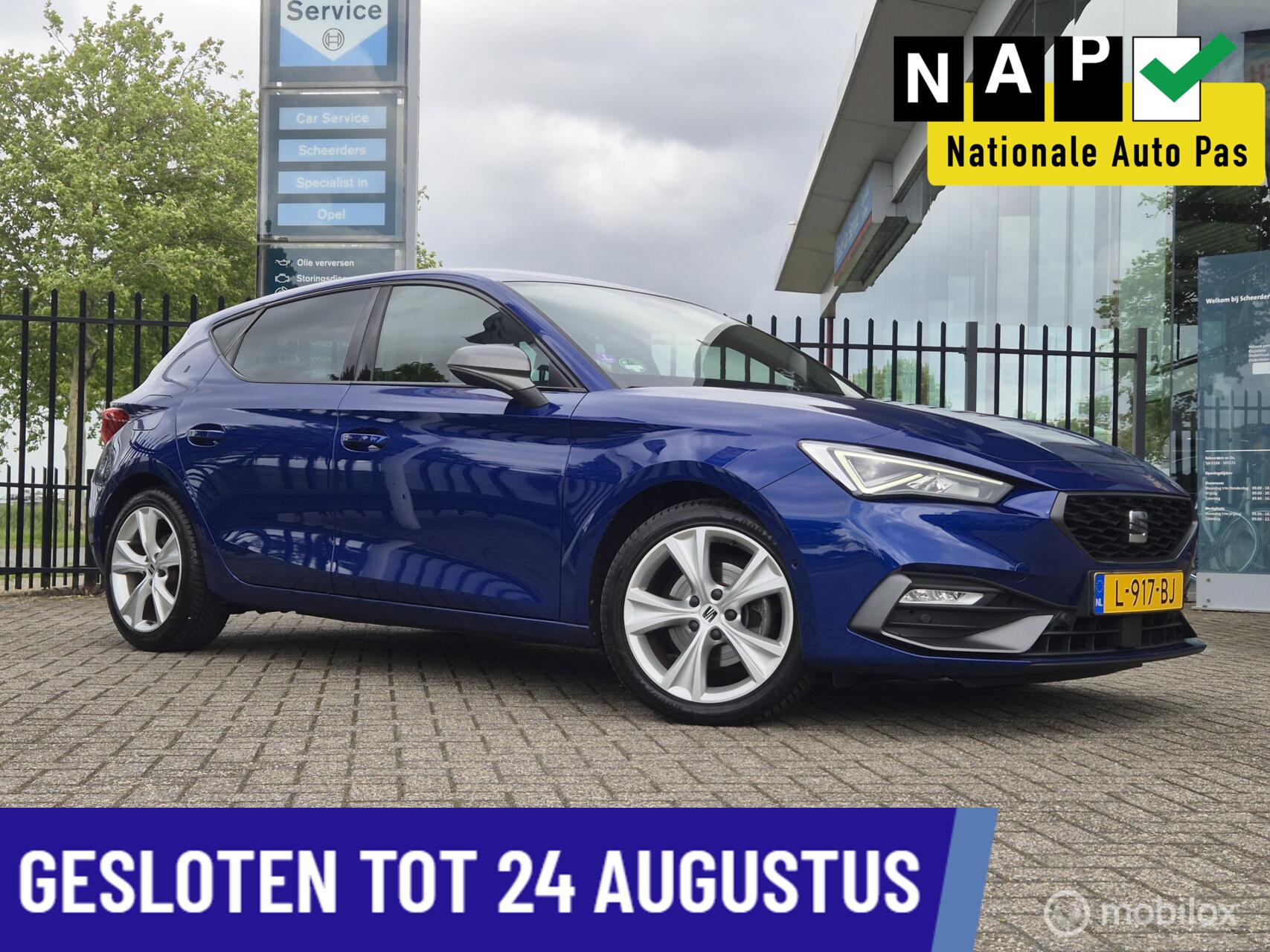 Seat Seat Leon 1.5|Business Intense|Stoel/Stuur verw|Sfeerverl 2021 - voorkant