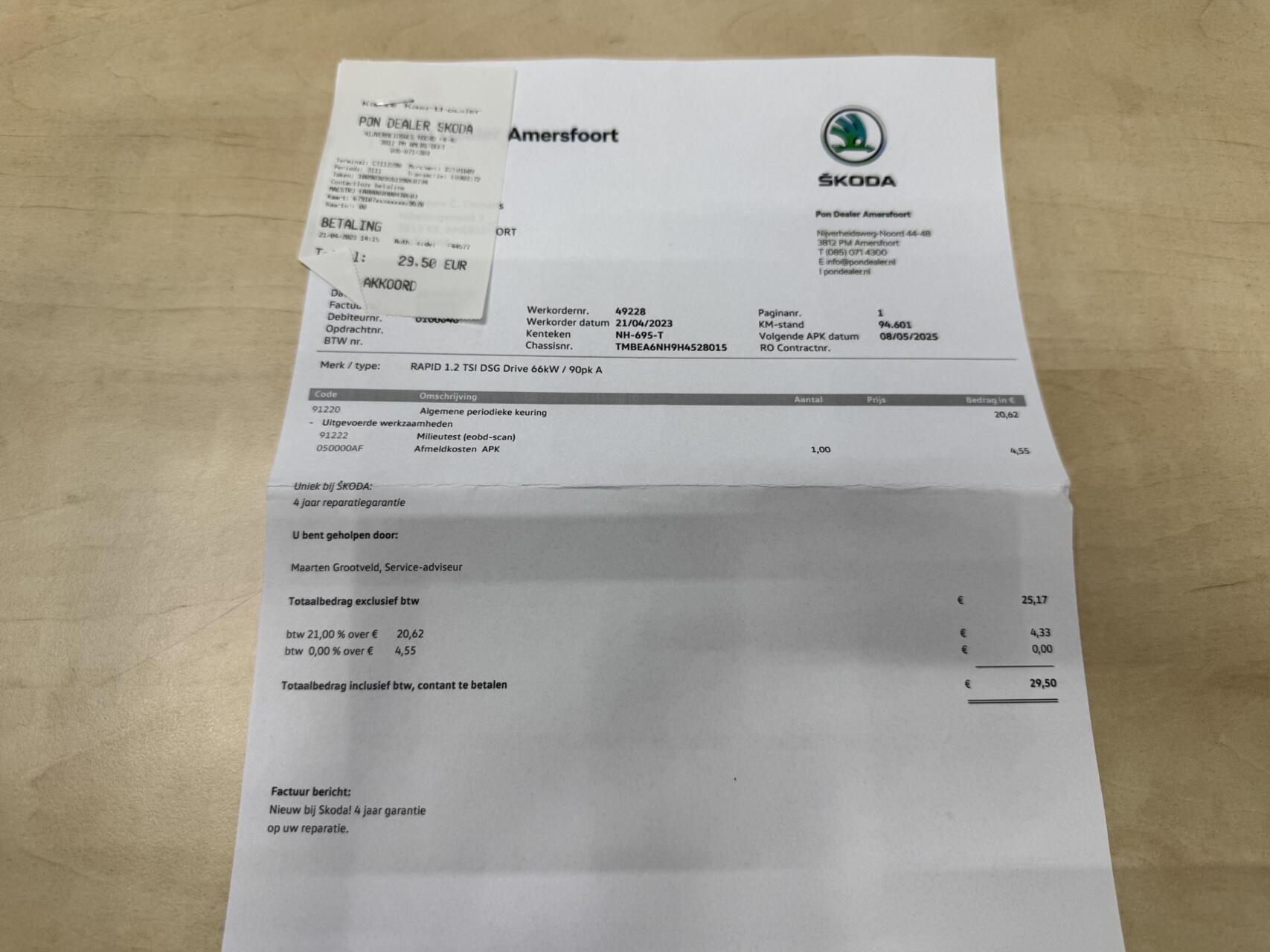Foto van Skoda Rapid