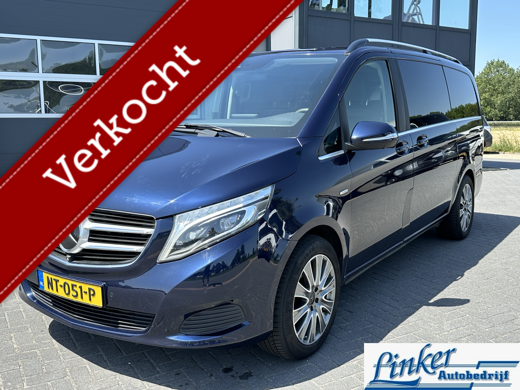 Mercedes-Benz V-klasse 250 BlueTEC Lang Avantgarde 7P - TREKH BURMESTER ELEKTR. ZIJDEUREN/ACHTERKLEP 2015 - voorkant