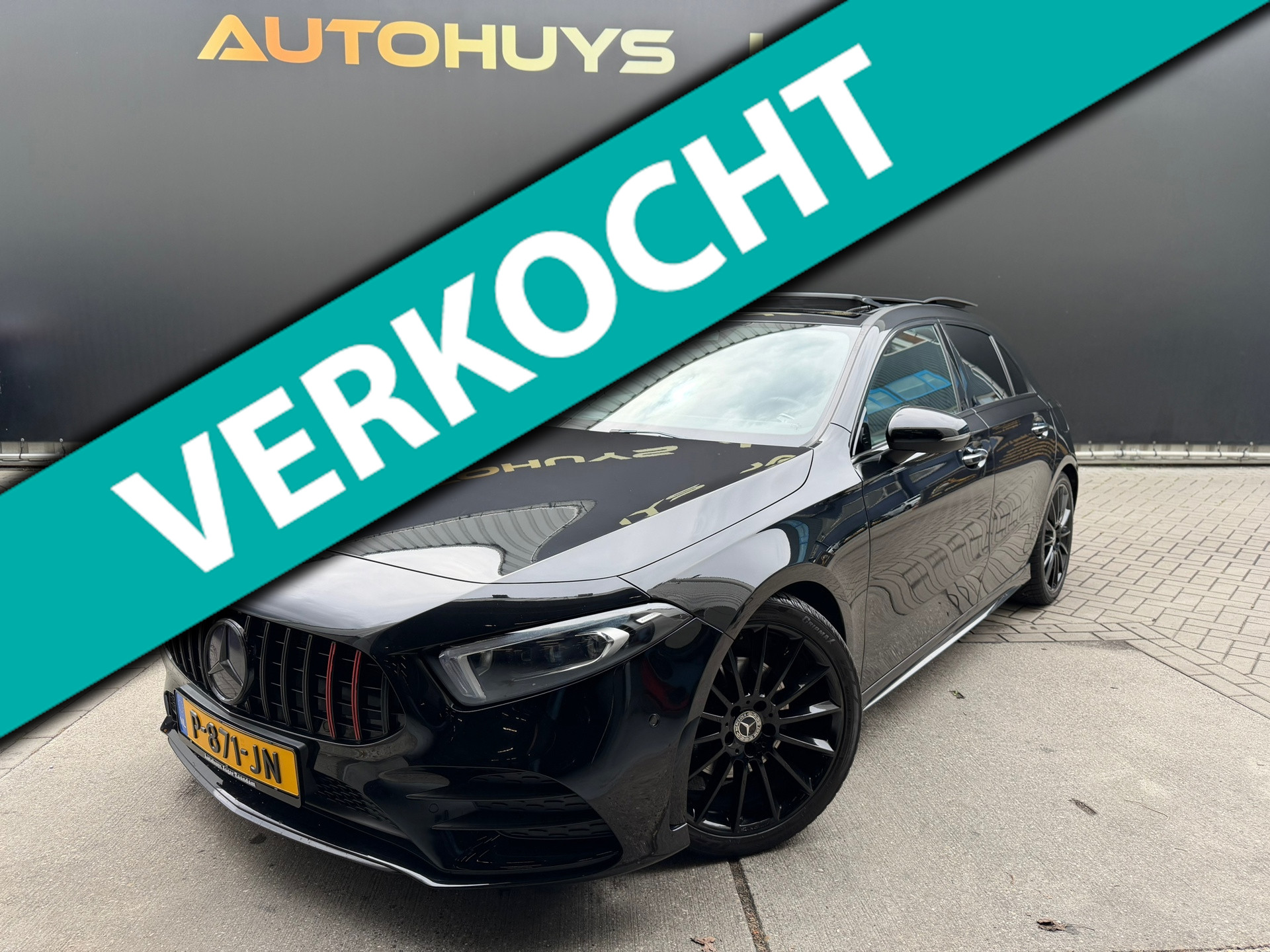 Mercedes-Benz A 200 200 Amg Pano Automaat Sfeer Camera Sensoren 2018 - voorkant