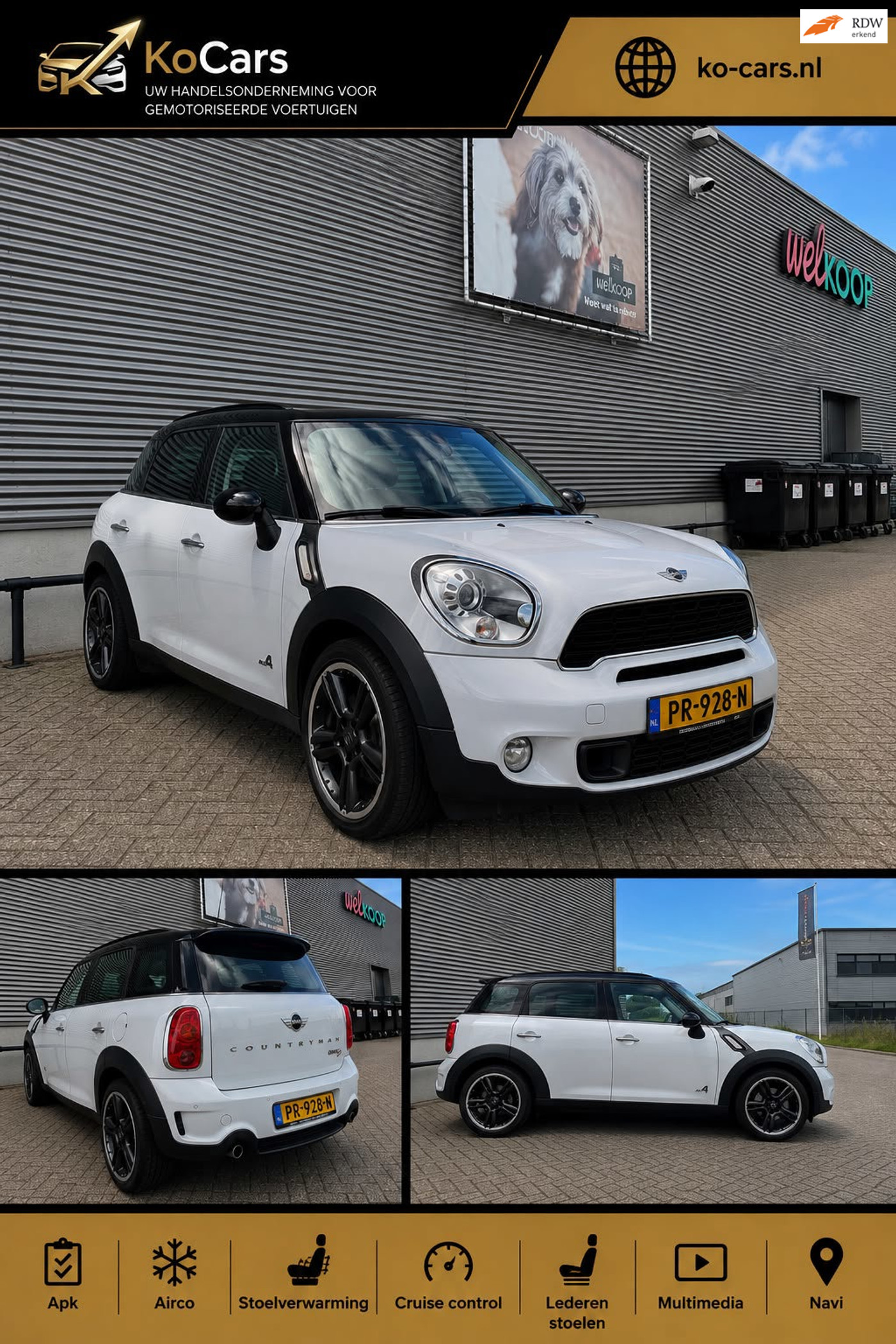 Mini Countryman 1.6 Cooper S ALL4 Chili 2012 - voorkant
