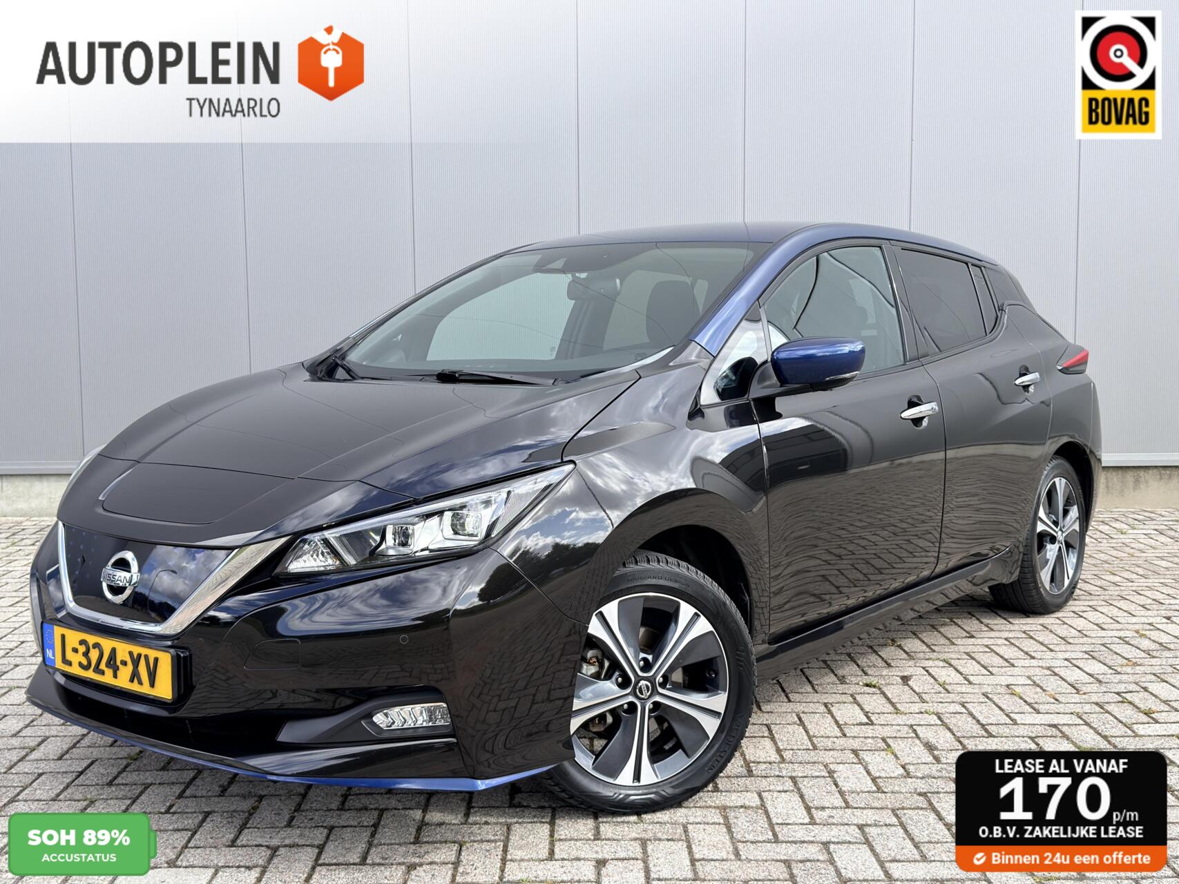 Nissan Nissan Leaf 62kwh e+ Tekna 62 kWh 1e eig|Dealer OH|Trekhaak|Carplay 2021 - voorkant