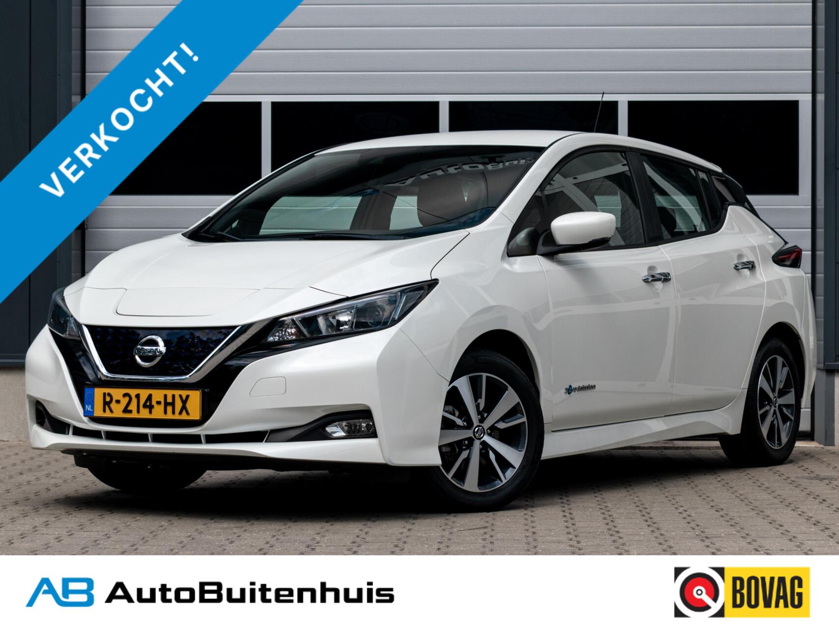 Nissan Nissan Leaf 40kwh N-Connecta 40 kWh|SOH 90%|CAMERA|ADAPT. CRUISE|CARPLAY|CLIMATE|KEYLESS|DODEHOEKDETECTIE 2019 - voorkant