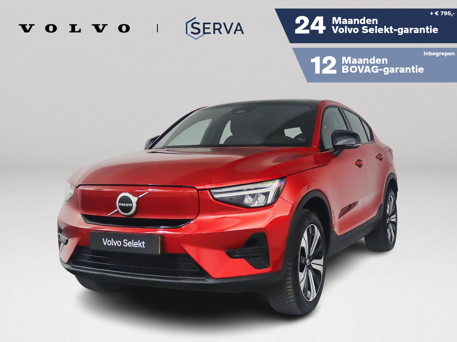 Volvo C40 Recharge Twin Plus 78 kWh | Panoramadak | Parkeercamera | Stoel- en stuurverwarming 2022 - voorkant