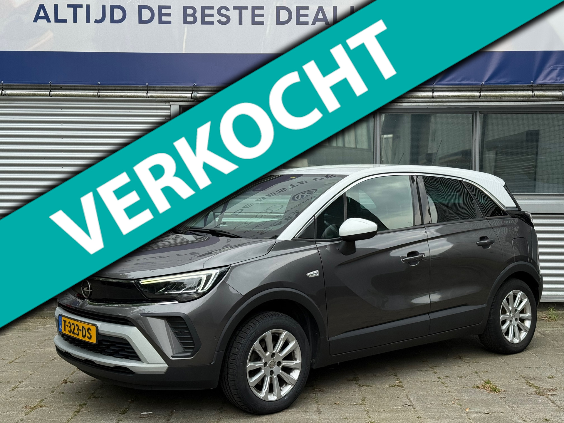 Opel Crossland 1.2 Turbo Elegance l Automaat l Camera l Trekhaak l Navi l Climate l Net grote beurt gehad l 2021 - voorkant
