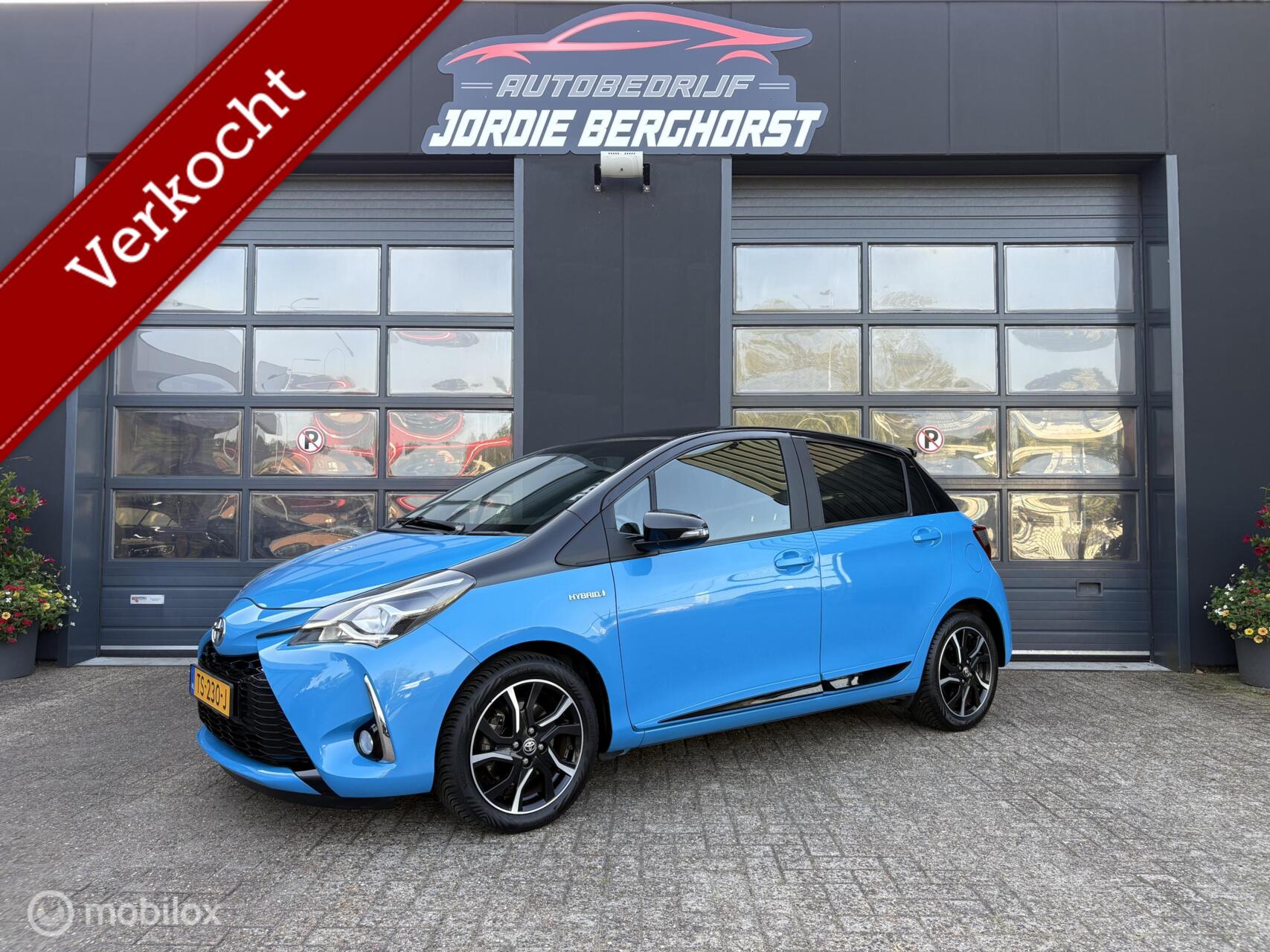Toyota Toyota Yaris Hybrid 1.5 Hybrid Y20 Exlusive Edition SkyBlue 2018 - voorkant