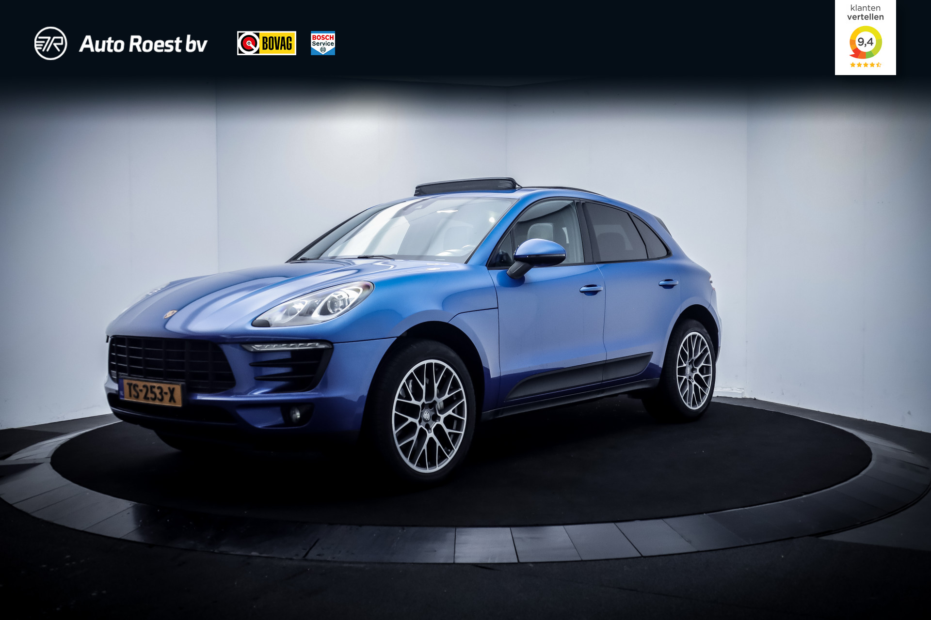 Porsche Macan 3.0S 340Pk SPORT 2017 - voorkant