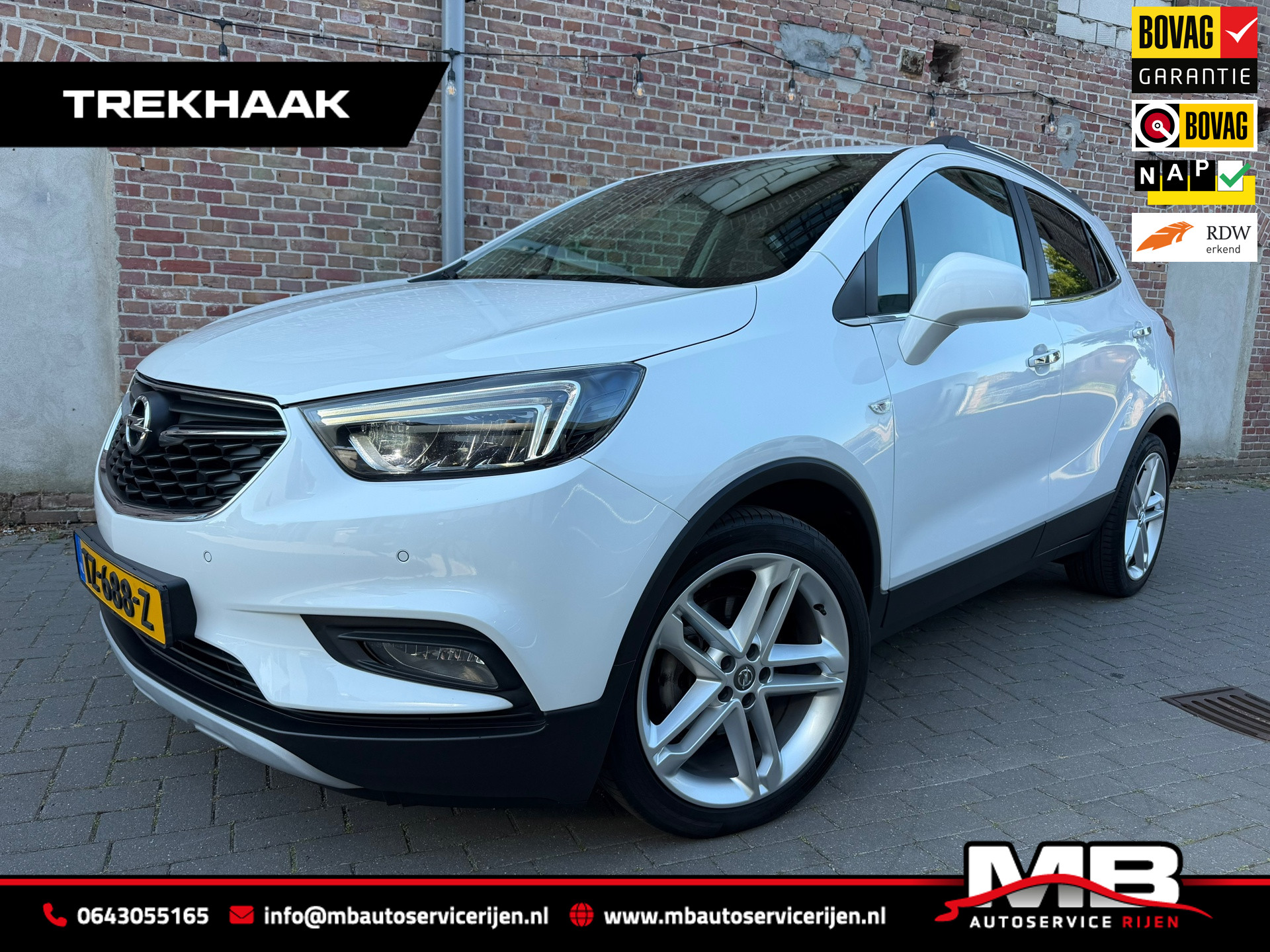 Opel Mokka X 1.4 Turbo Innovation, Leer, led, Zonnedak 2018 - voorkant