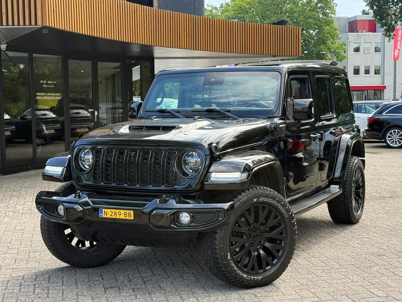 Jeep Wrangler Unlimited 4xe 380 Rubicon BRUTE|Garantie|Khan |ACC|stoel+stuurwielverwarming |Carplay|Trekhaak|Alpin 2021 - voorkant