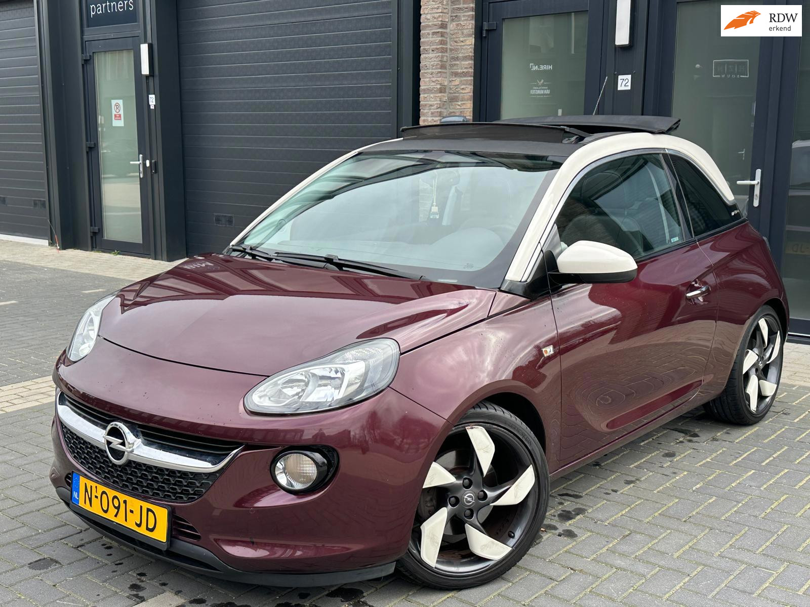 Opel Adam 1.0 Turbo Rocks Glam- Cabrio- Full option 2017 - voorkant