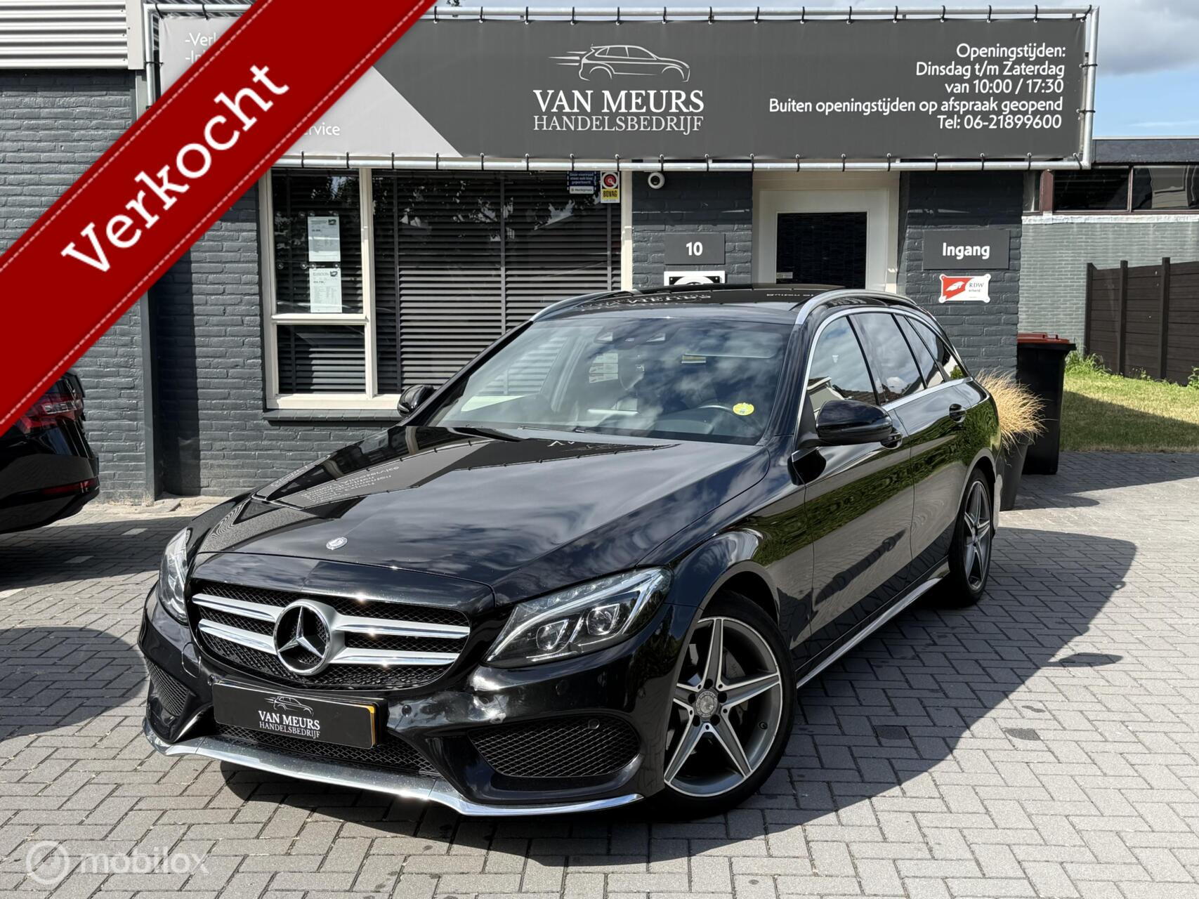 Mercedes-Benz C 220 D 220 CDI Prestige, Burmester, Clima, Pano, Apk 11-2026 2015 - voorkant
