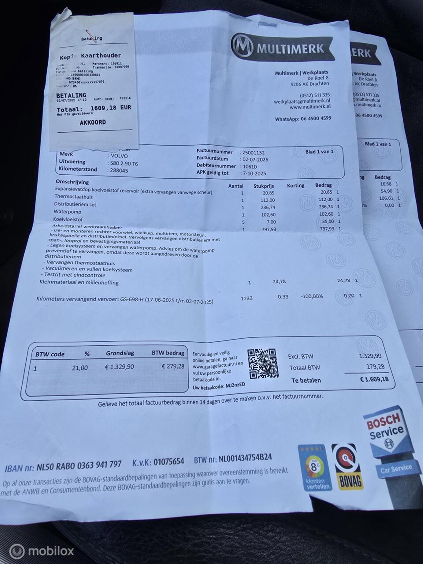 Foto van Volvo S80