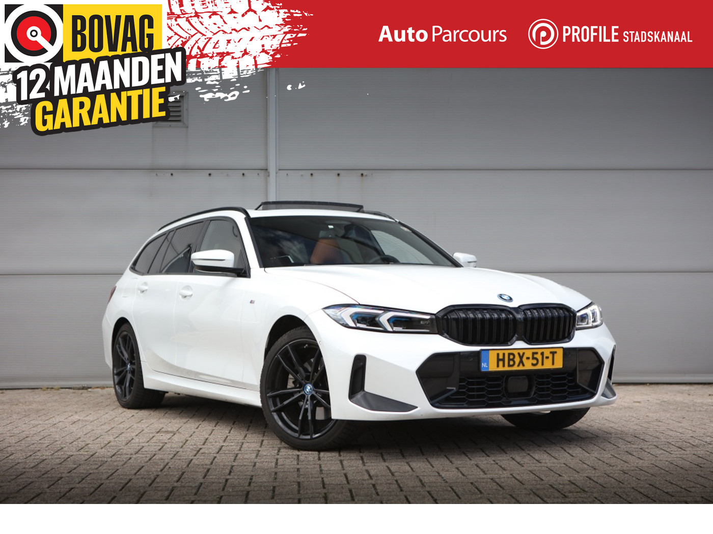 BMW 330e xDrive 330e xDrive | M Sport | M3 stoelen | Pano | HUD | Trekhaak | H&K 2024 - voorkant