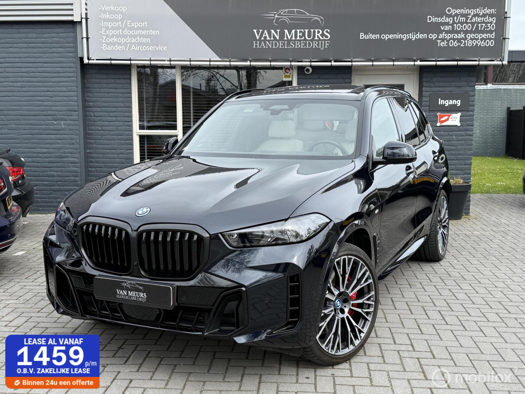BMW X5 Xdrive50e xDrive50e, Trekhaak, achteras besturing, M sport, Pano dak, Carbon,  Apk 02-2029 2025 - voorkant