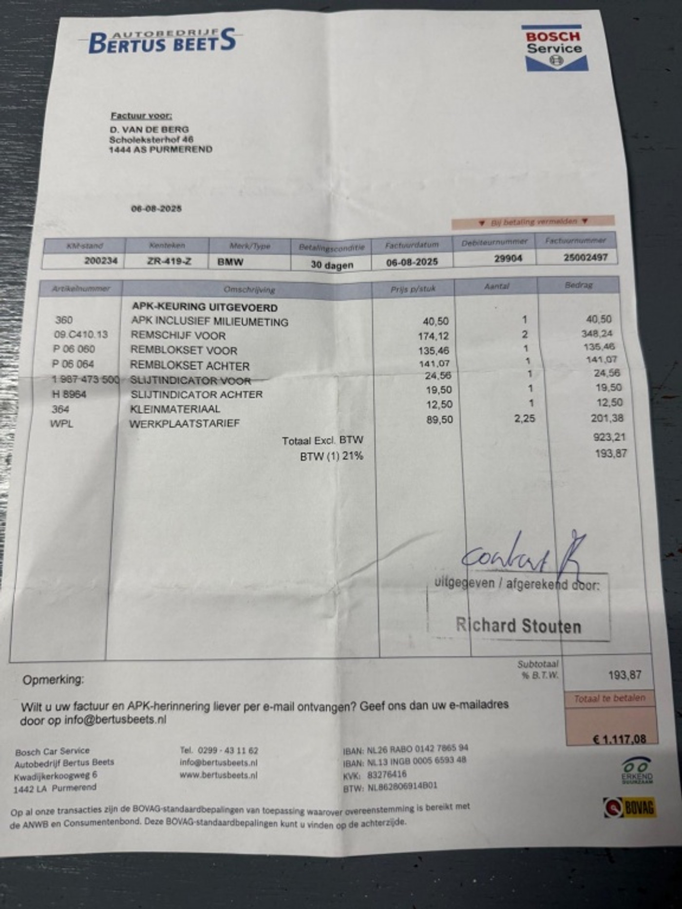 Foto van BMW 523i
