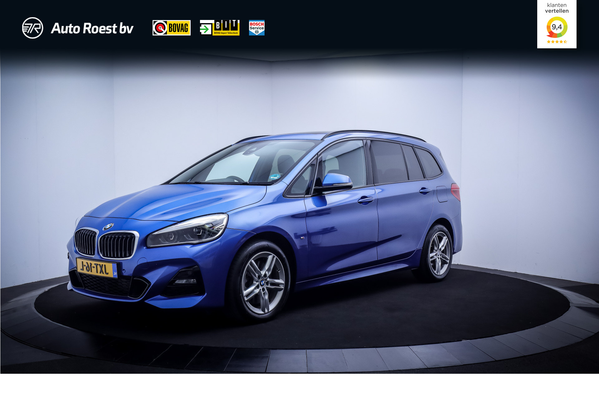 BMW 220i Gran Tourer 220iA 7p M-SPORT 2019 - voorkant