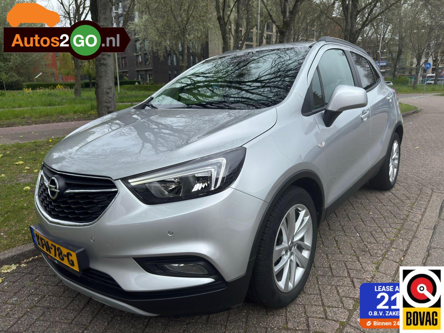 Opel Mokka X 1.4 Turbo Online Edition I Cruise Controle I Navi I Parkeersensoren I AppleCarplay Android auto I verw. stoelen en stuur I trekhaak I rijklaar I 2018 - voorkant