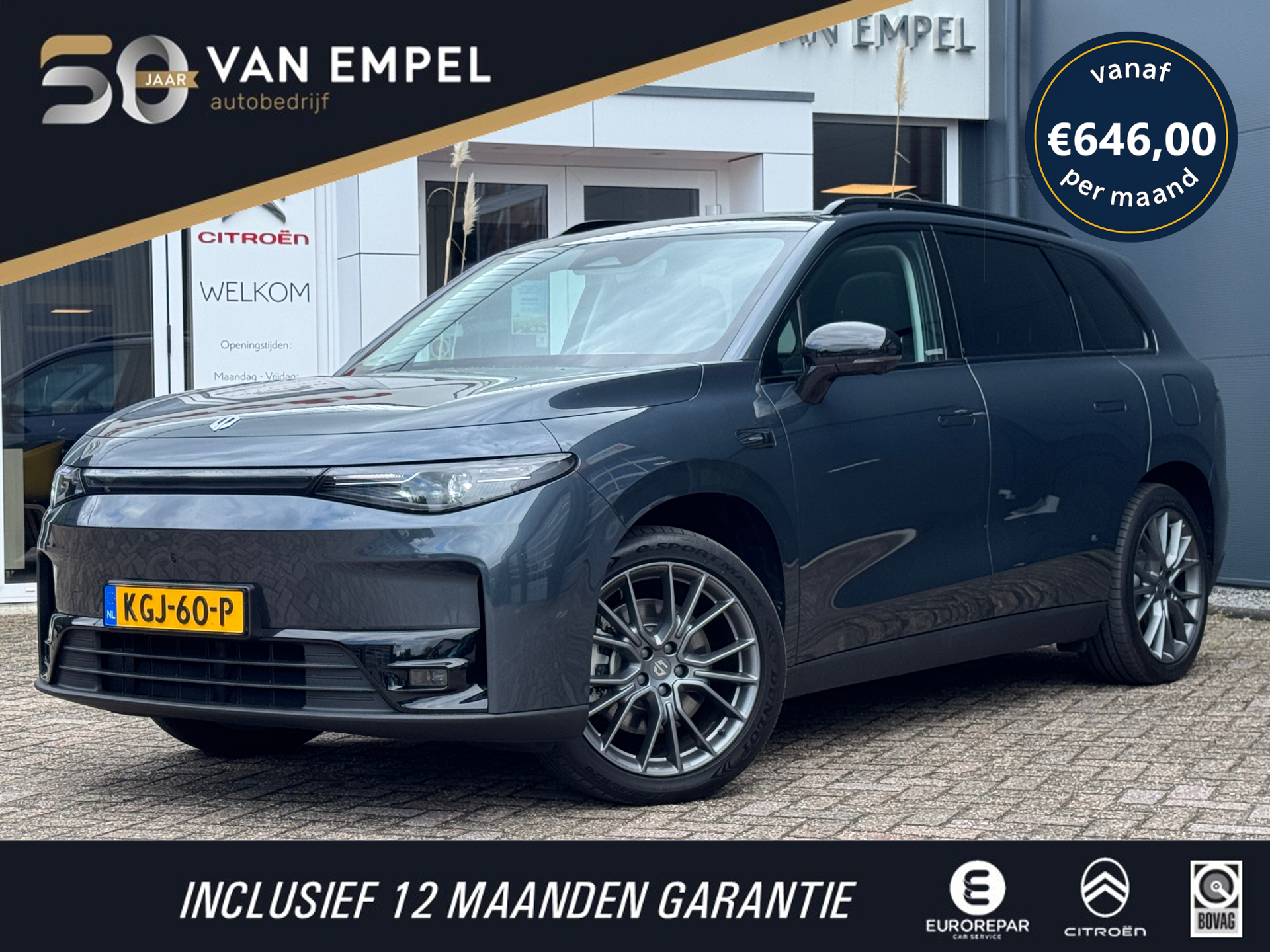 Leapmotor C10 Design ProMax AWD 81.9 kWh | 510 KM WLTP | 598 PK | Panoramadak | Leder | Elektrische Achterklep 2026 - voorkant