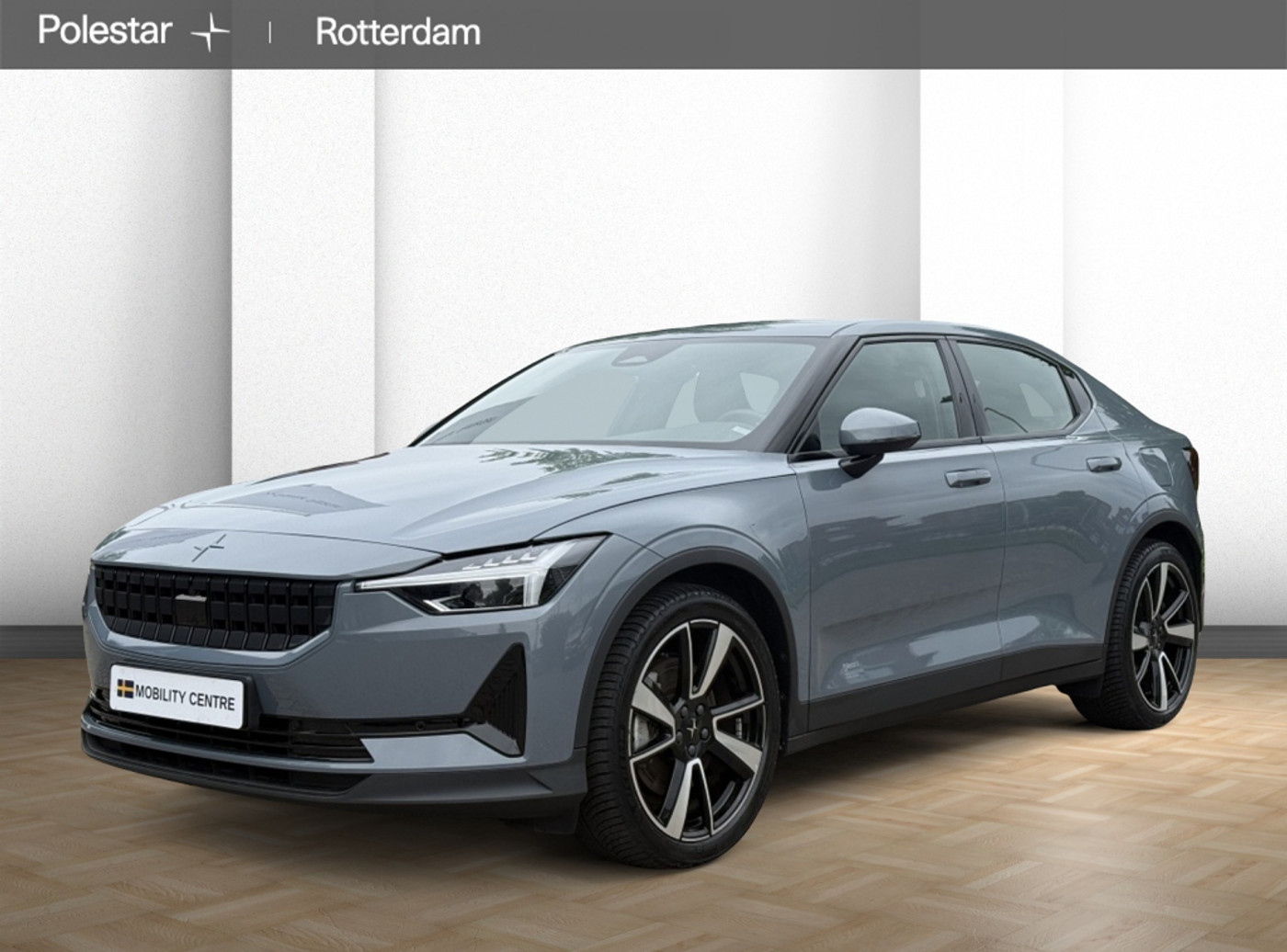 Polestar Polestar 2 Standard Range Single Motor 64 kWh | SOH 97% | Thunder | WeaveTech | 19 inch 2023 - voorkant