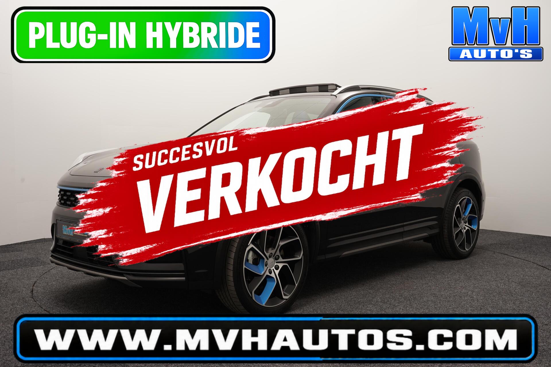 LYNK & Co 01 1.5 Plug-in Hybride|ZWARTE.HEMEL|360ºCAM|PANO 2023 - voorkant
