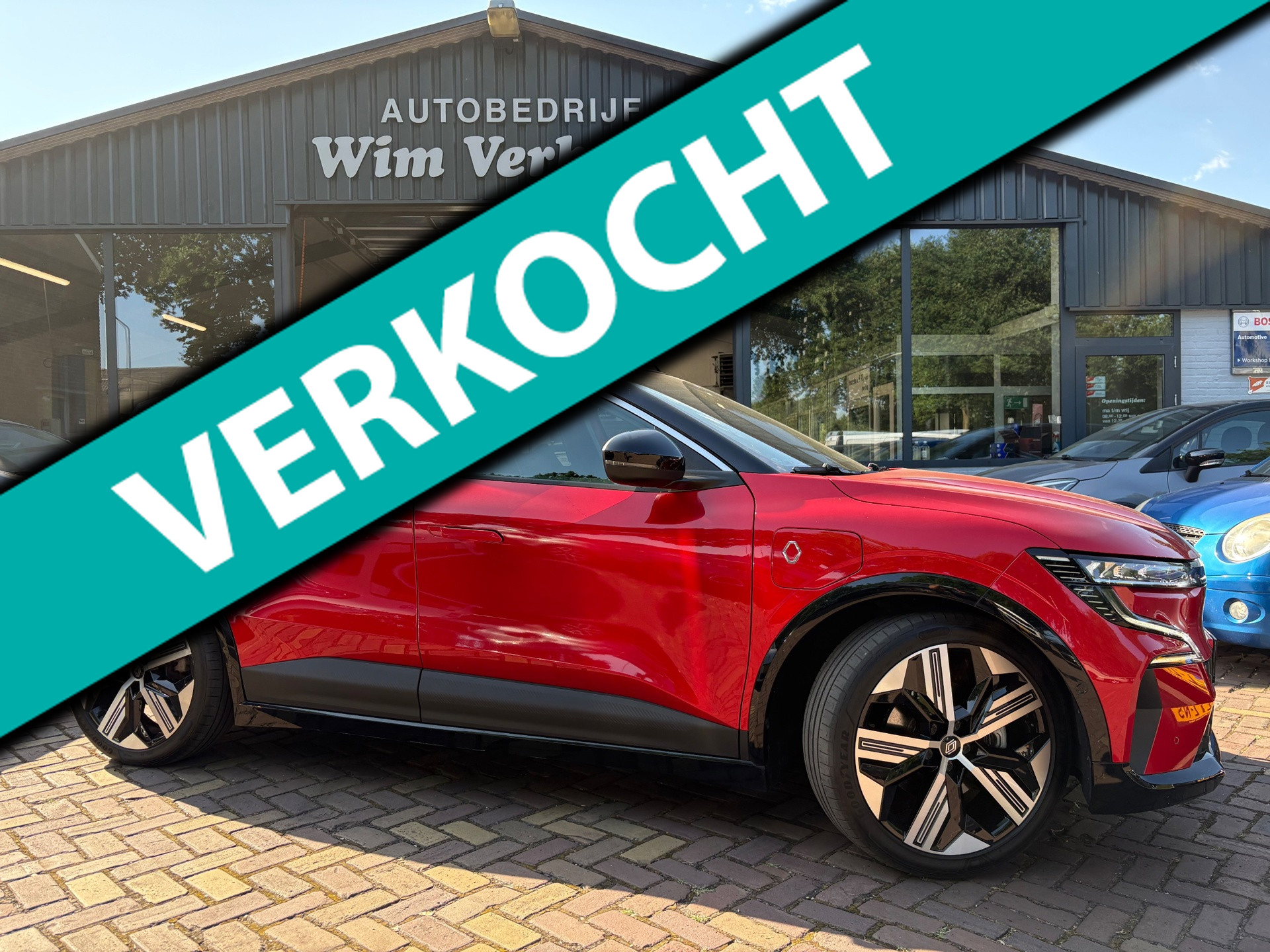 Renault Megane E-tech Electric EV60 Optimum Charge Iconic Lederen Bekledeing volle uitvoering 2023 - voorkant