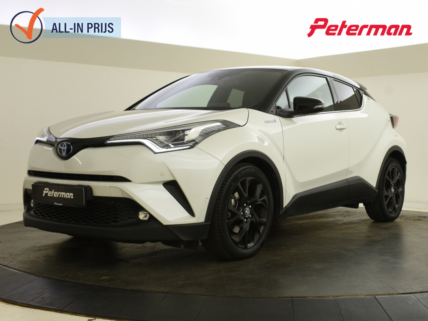 Toyota Toyota C-hr 1.8 Hybrid Style Bi-tone | PDC | Blindspot | Stoelverw. | Leer 2018 - voorkant
