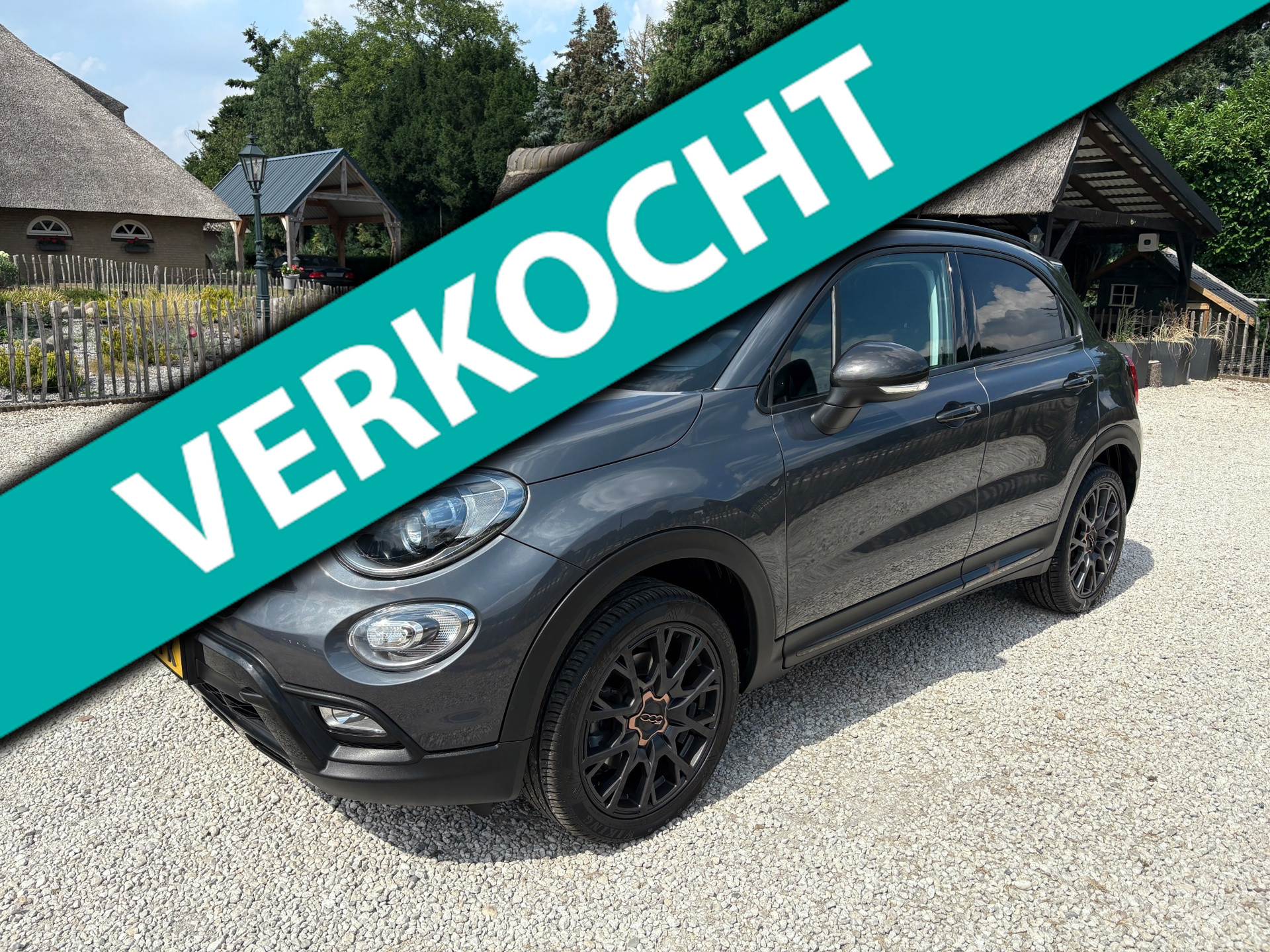 Fiat Fiat 500x 1.4T 140pk Automaat CROSS Alcantara, Stoelverw. 2018 - voorkant