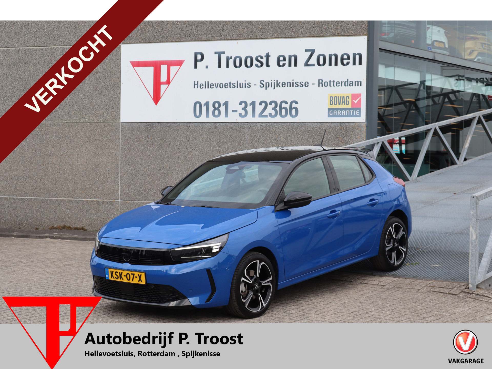 Opel Corsa 1.2 Turbo Hybrid Automaat! Apple carplay/Achteruitrijcamera/Lane assist/Cruise control/Dodehoek assistent/Parkeersensoren 2025 - voorkant