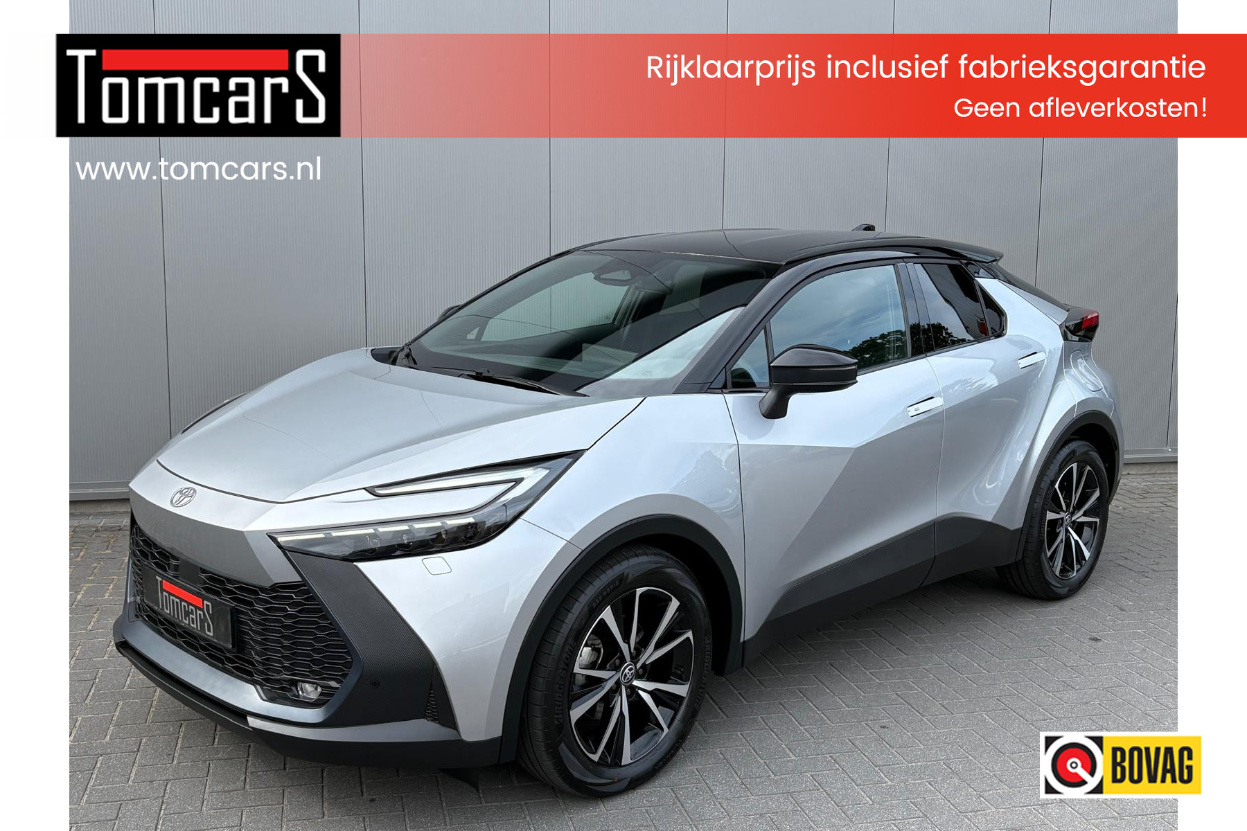 Toyota Toyota C-hr 1.8 Hybrid 140PK First Edition Bi-Tone/Winter-pack/Gr.-navigatie/Elektr.klep/Camera/Adapt.-cruise 2025 - voorkant