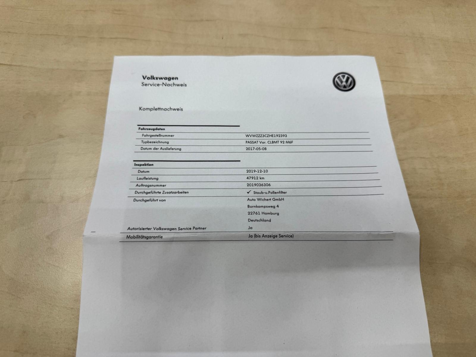 Foto van Volkswagen Passat Variant