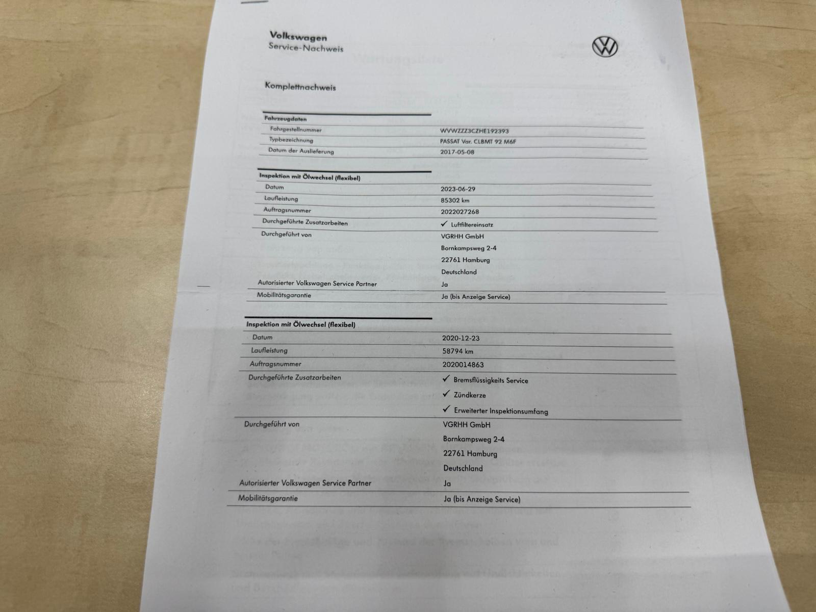 Foto van Volkswagen Passat Variant
