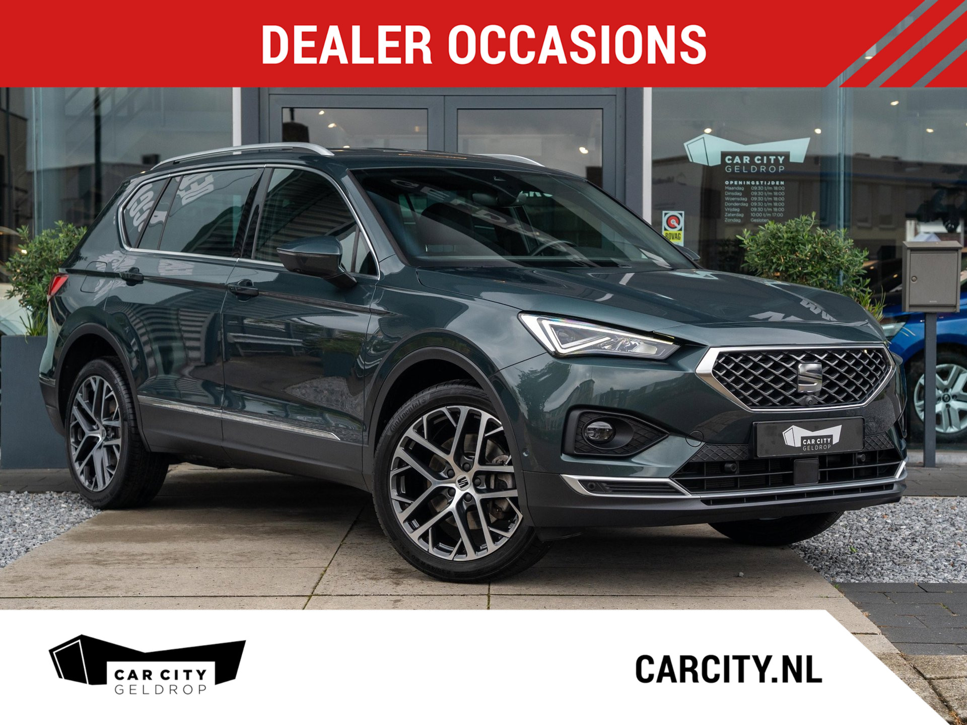 Seat Tarraco 1.4 TSI eHybrid 245pk PHEV Xperience I 360 Camera I Adaptive Cruise I 20 inch l.m. 2023 - voorkant