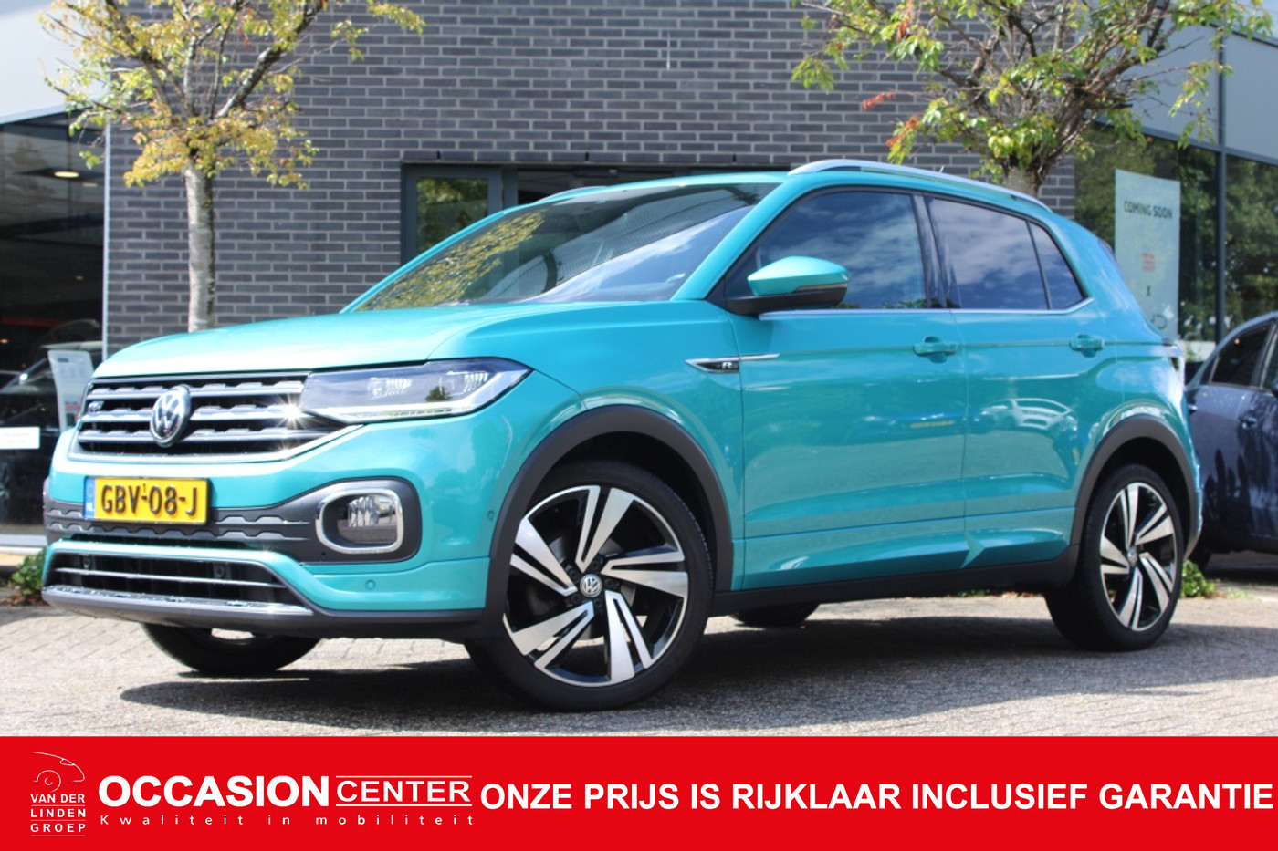 Volkswagen T-cross 1.5 TSI 3x R-line Navi/Led/18"/Carplay/Pdc 2x/Cam/Wint/Trekh afn 2020 - voorkant