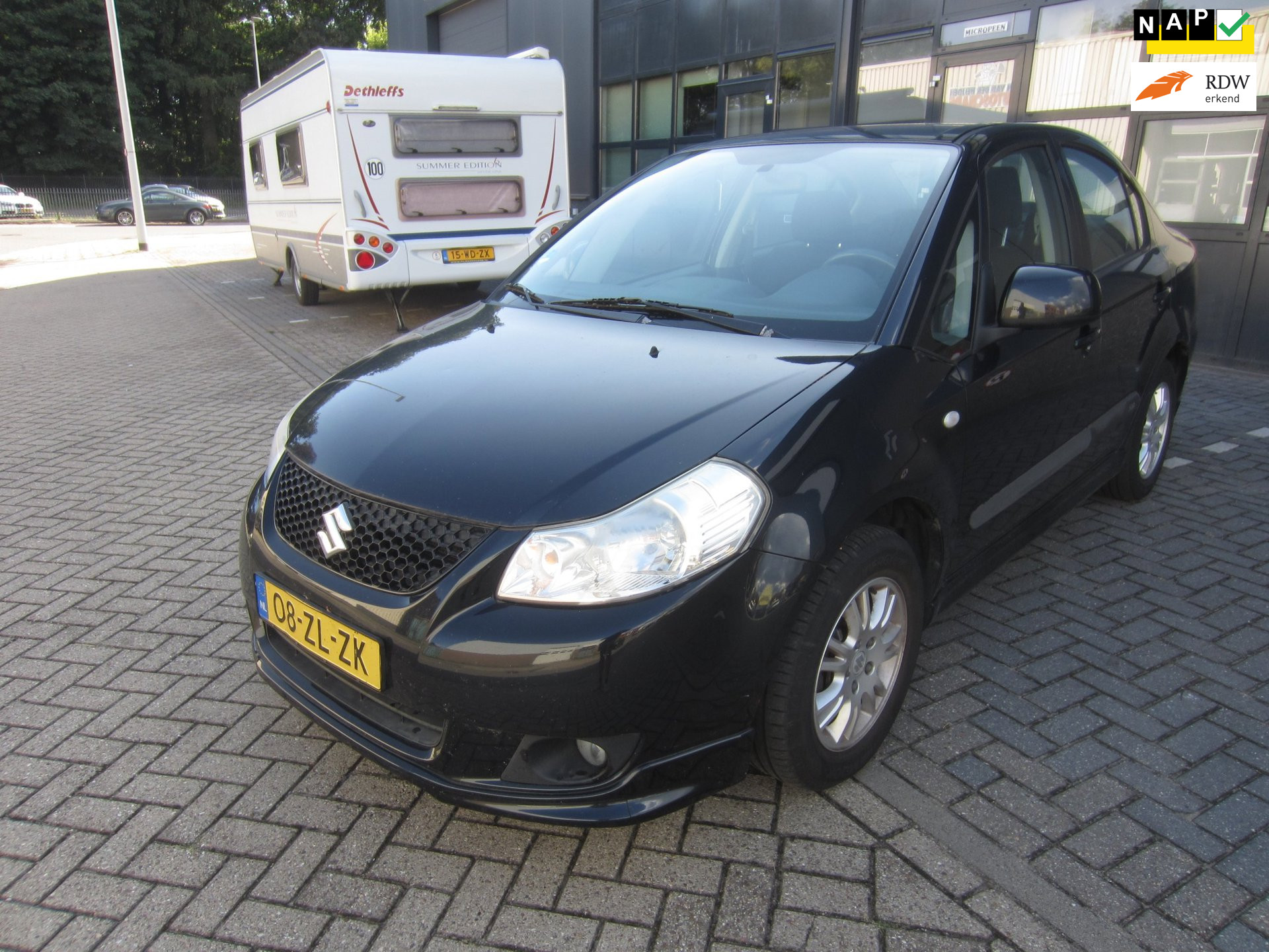 Suzuki Sx4 1.6 Exclusive 2008 Airco keyless NAP! APK! 2008 - voorkant