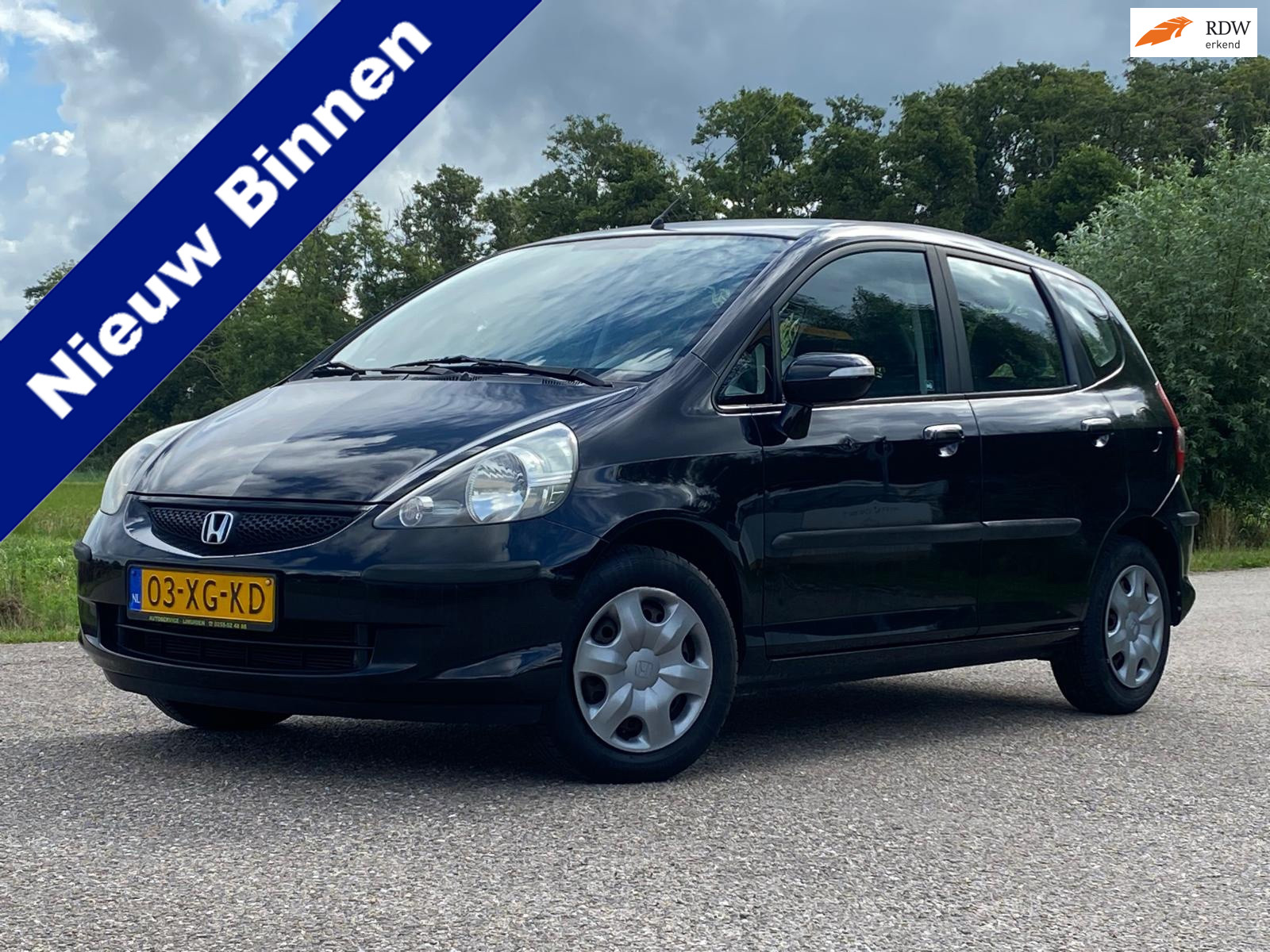 Honda Jazz 1.4 LS 5DRS AIRCO 83PK Nieuwe APK Goed Onderhouden 2007 - voorkant