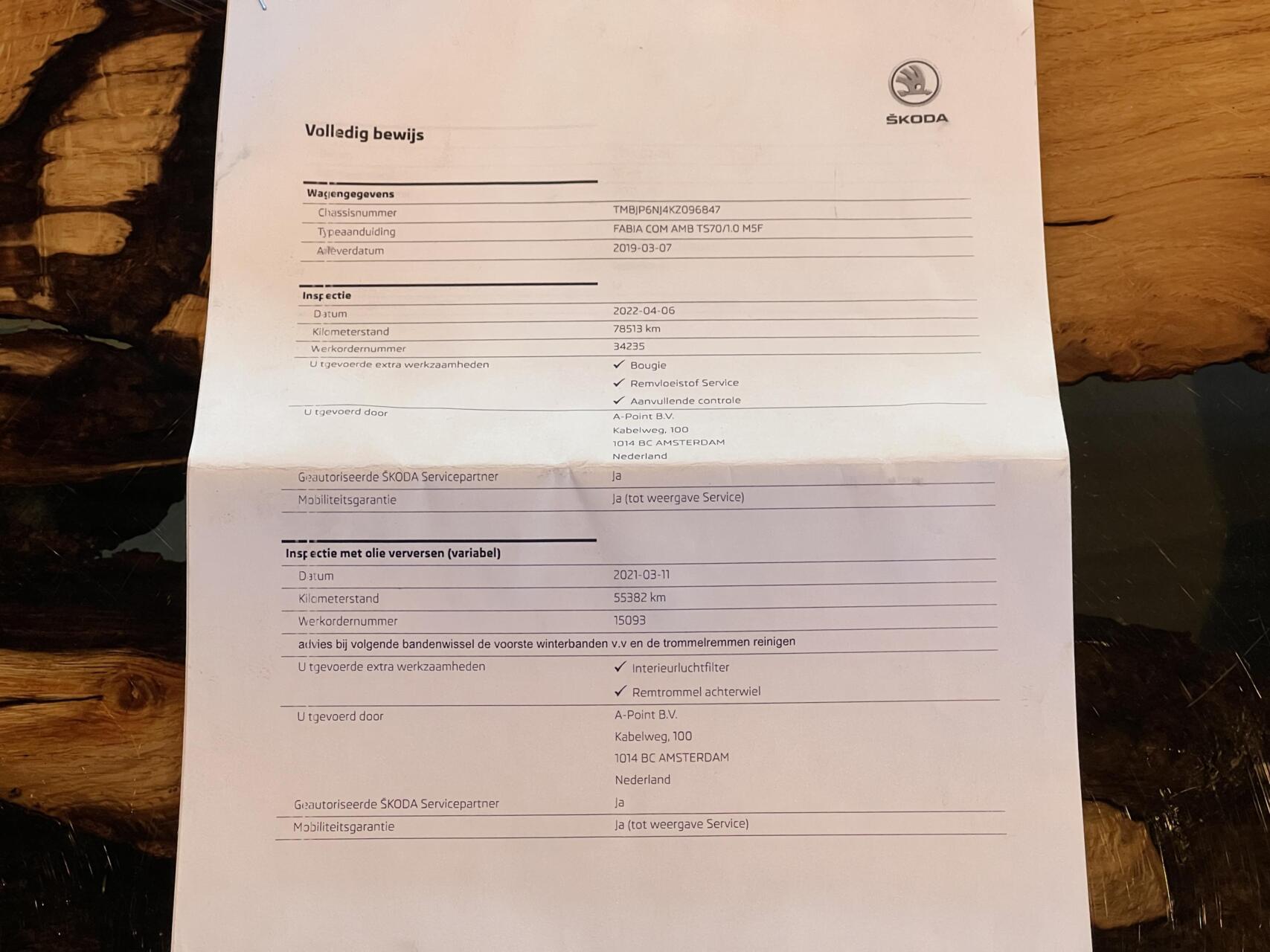 Foto van Skoda Fabia
