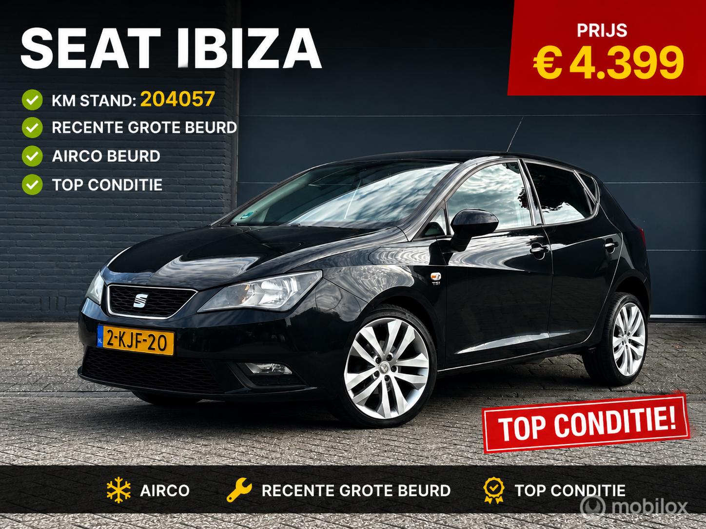 Seat Ibiza 1.2 TSI Style 2013 - voorkant